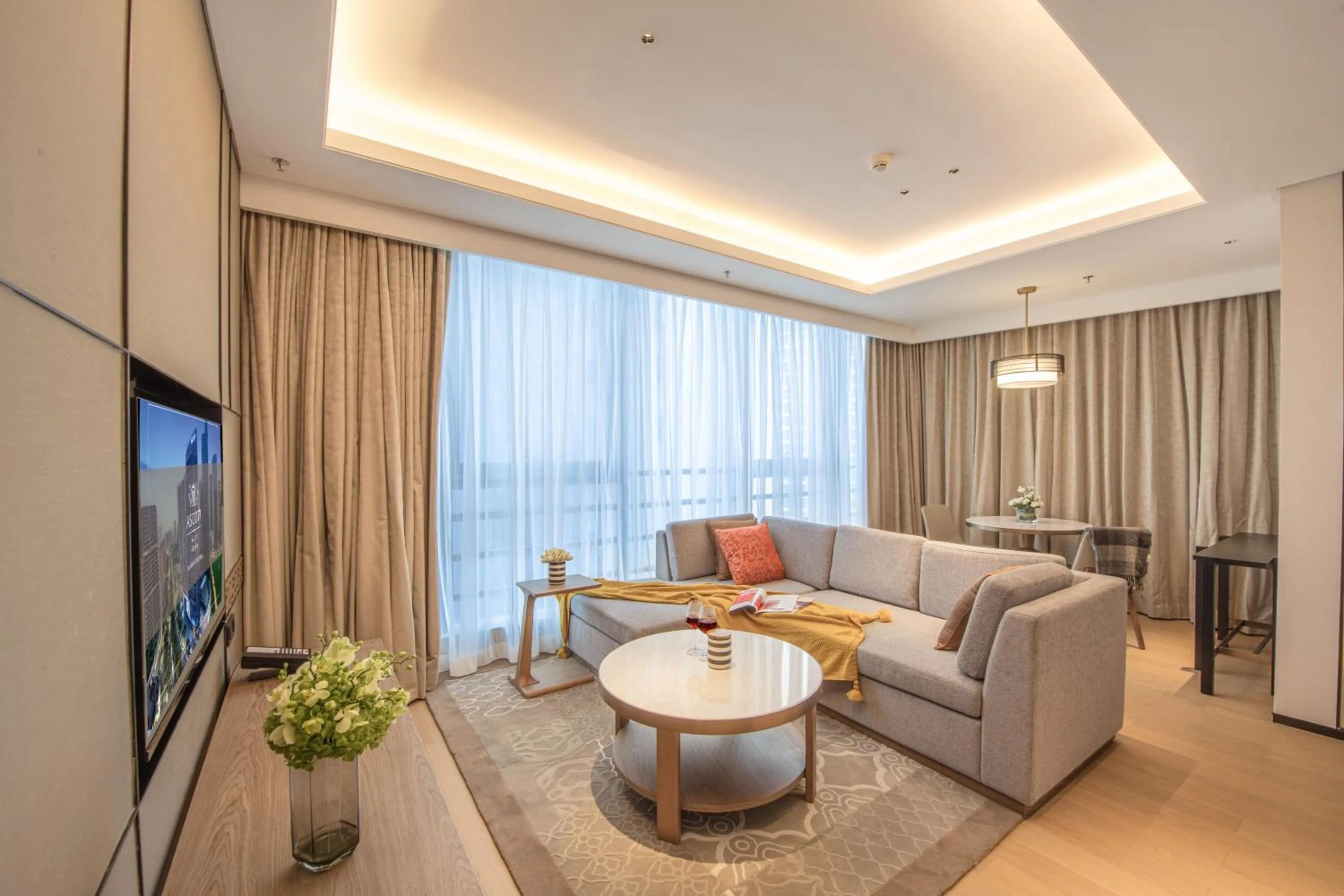 Living room in Ascott M-City Foshan