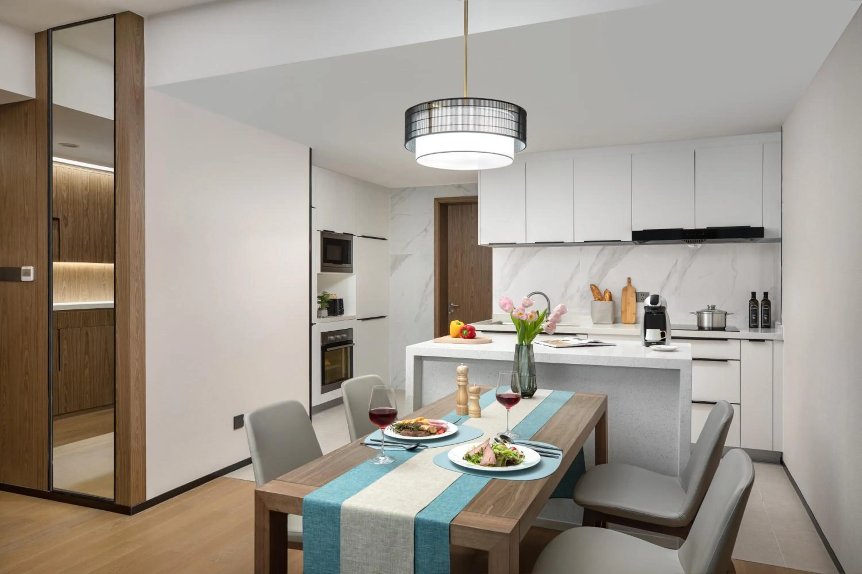 Kitchen or kitchenette in Ascott M-City Foshan