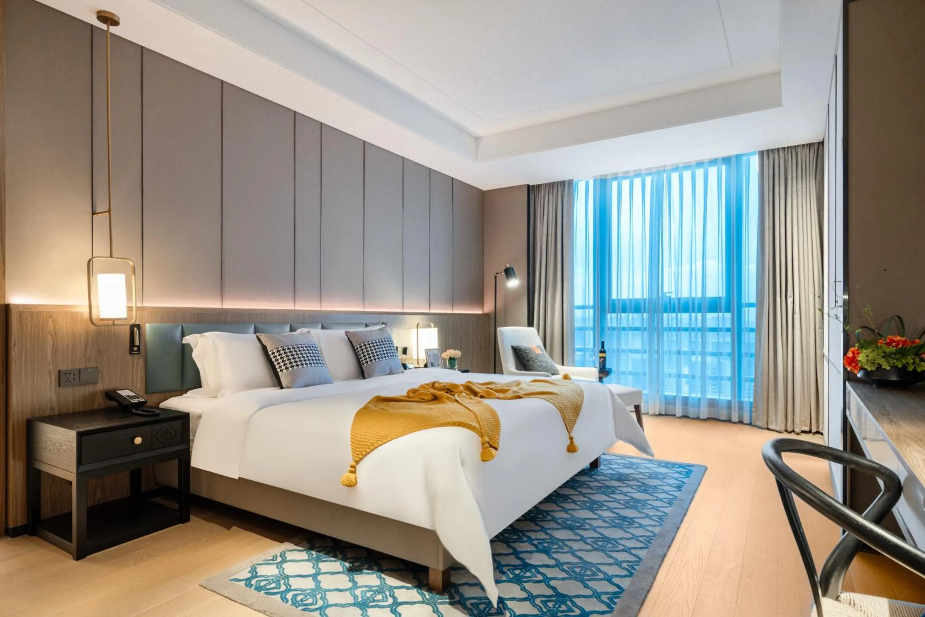 Bedroom, Bed in Ascott M-City Foshan