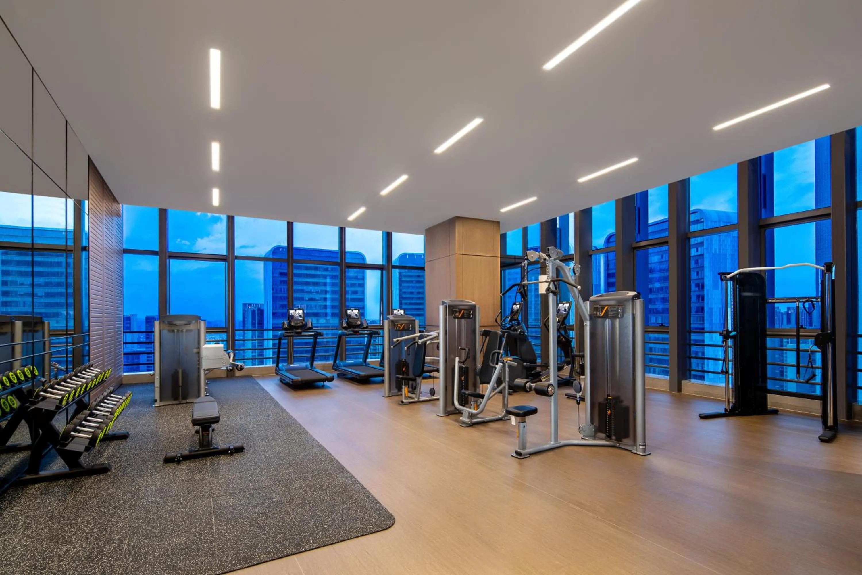 Fitness centre/facilities in Ascott M-City Foshan