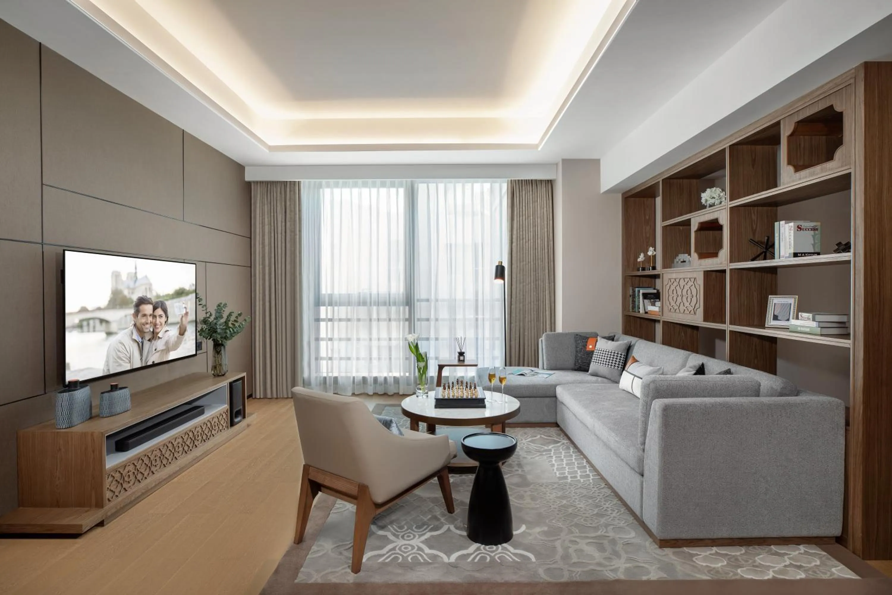 Living room in Ascott M-City Foshan