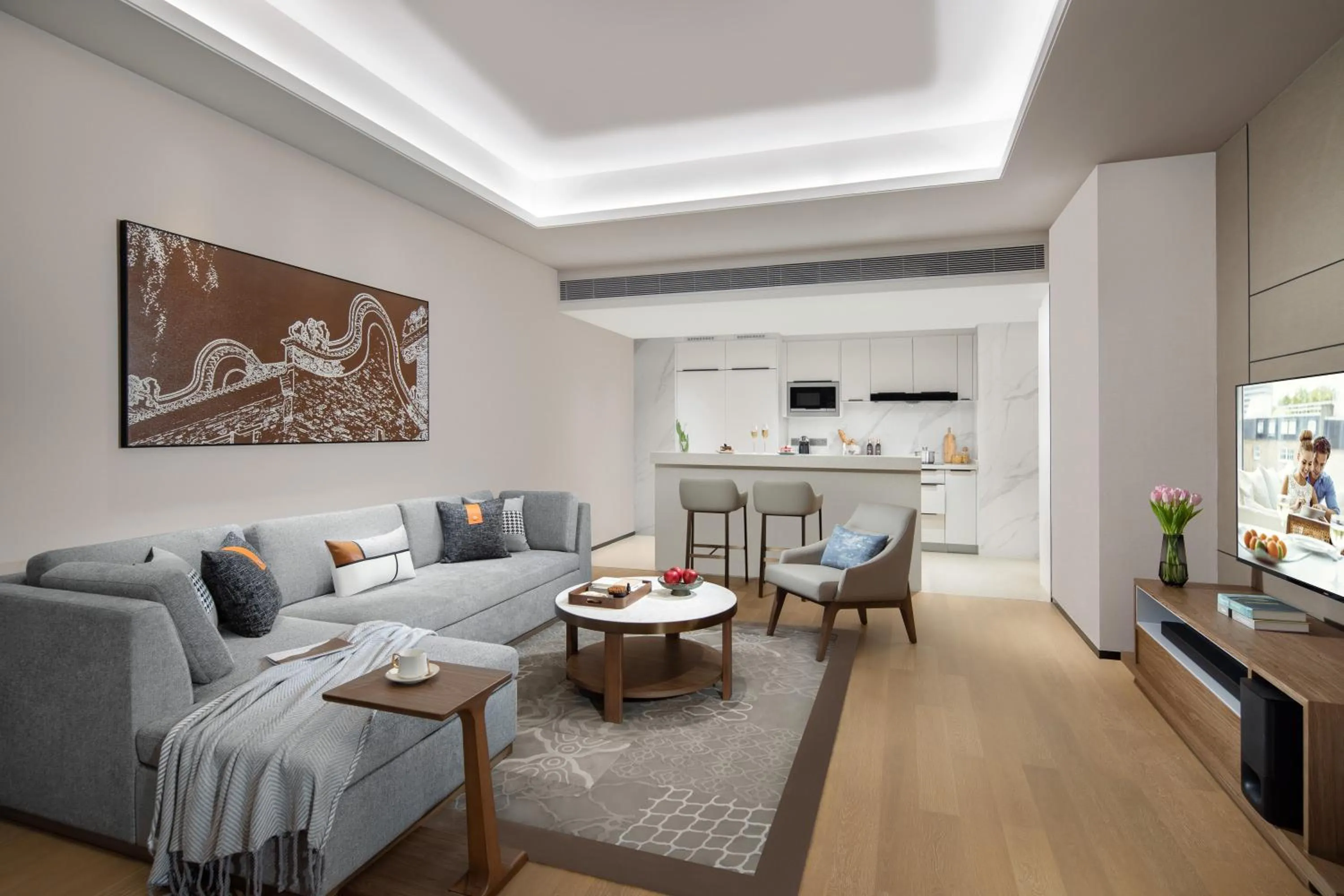 Kitchen or kitchenette in Ascott M-City Foshan