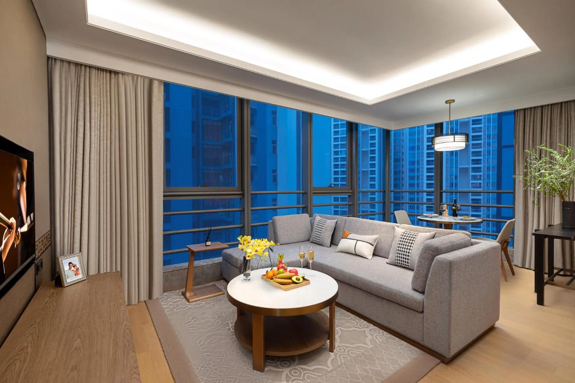 Living room in Ascott M-City Foshan