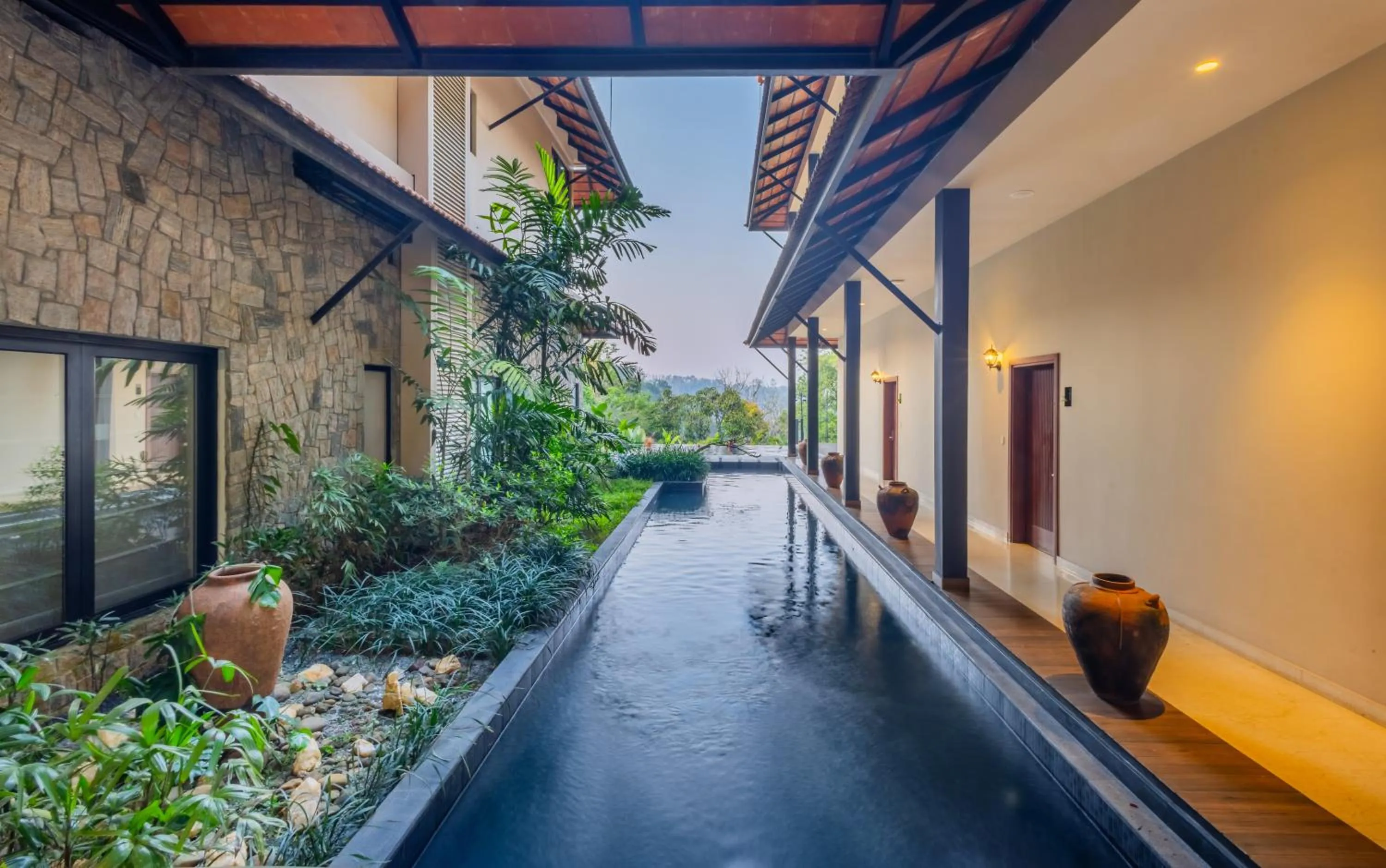 Lobby or reception in Flora Vythiri Resort Wayanad