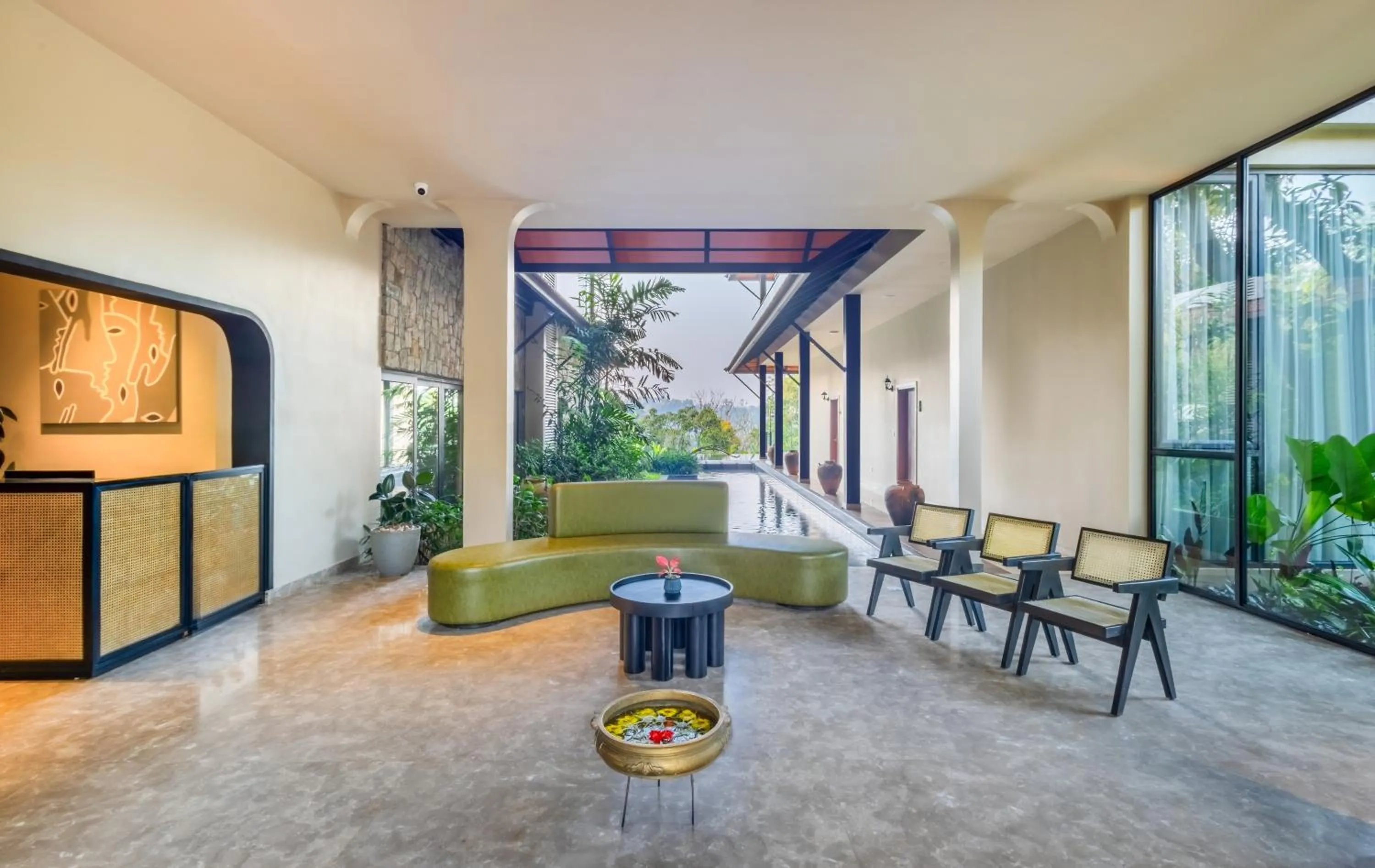 Lobby or reception in Flora Vythiri Resort Wayanad