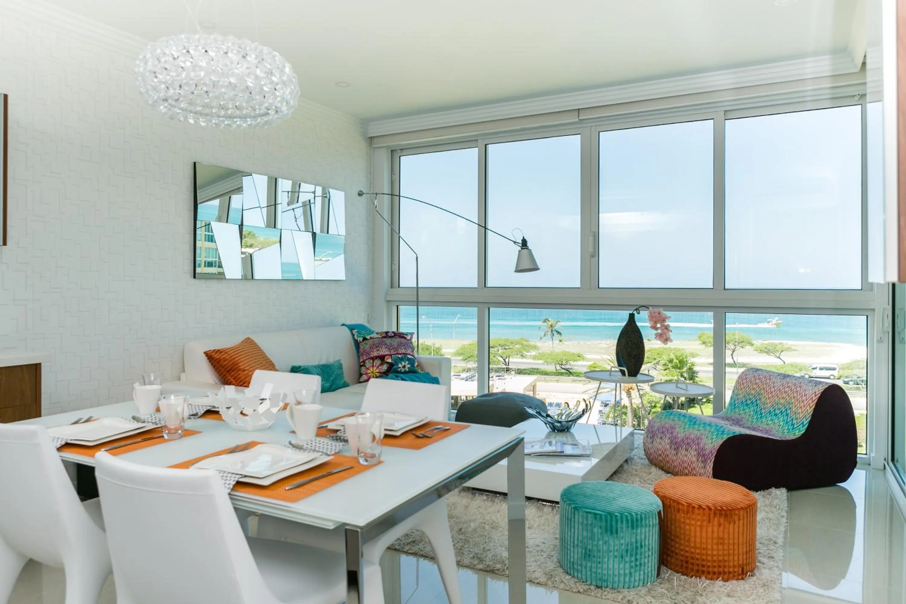 Dining area in Blue Residences