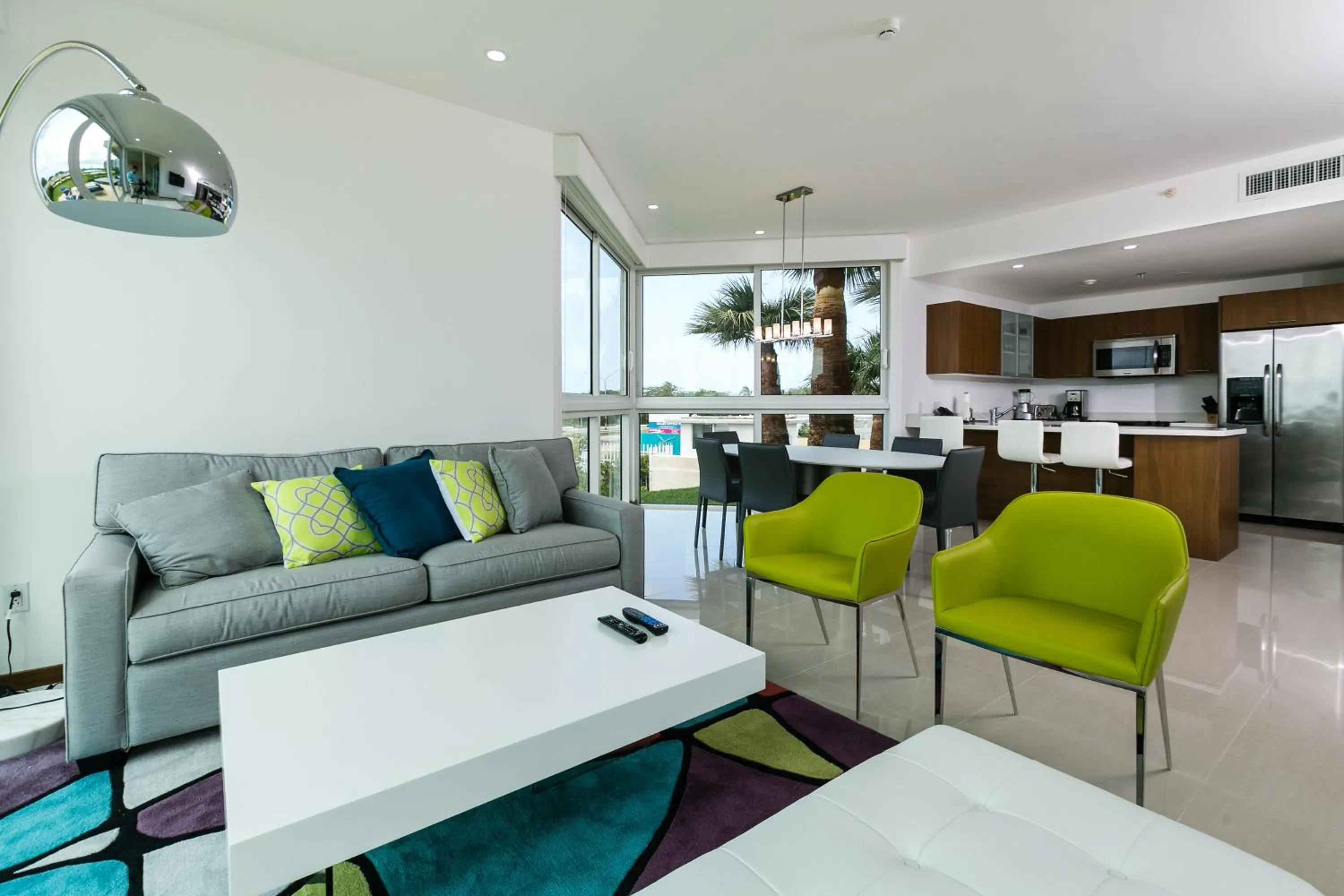 Living room in Blue Residences