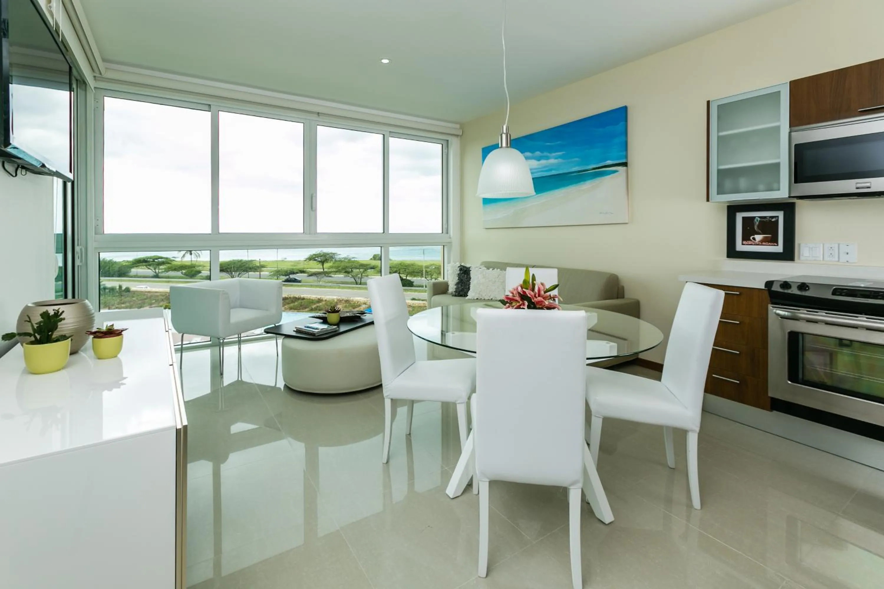 Living room in Blue Residences