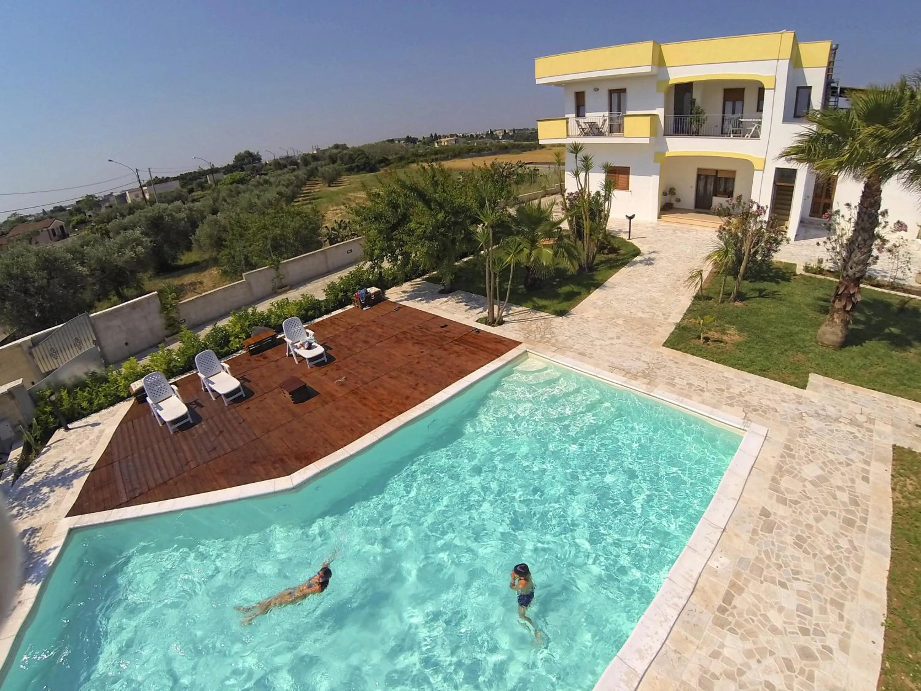 Pool view in Aia Grande