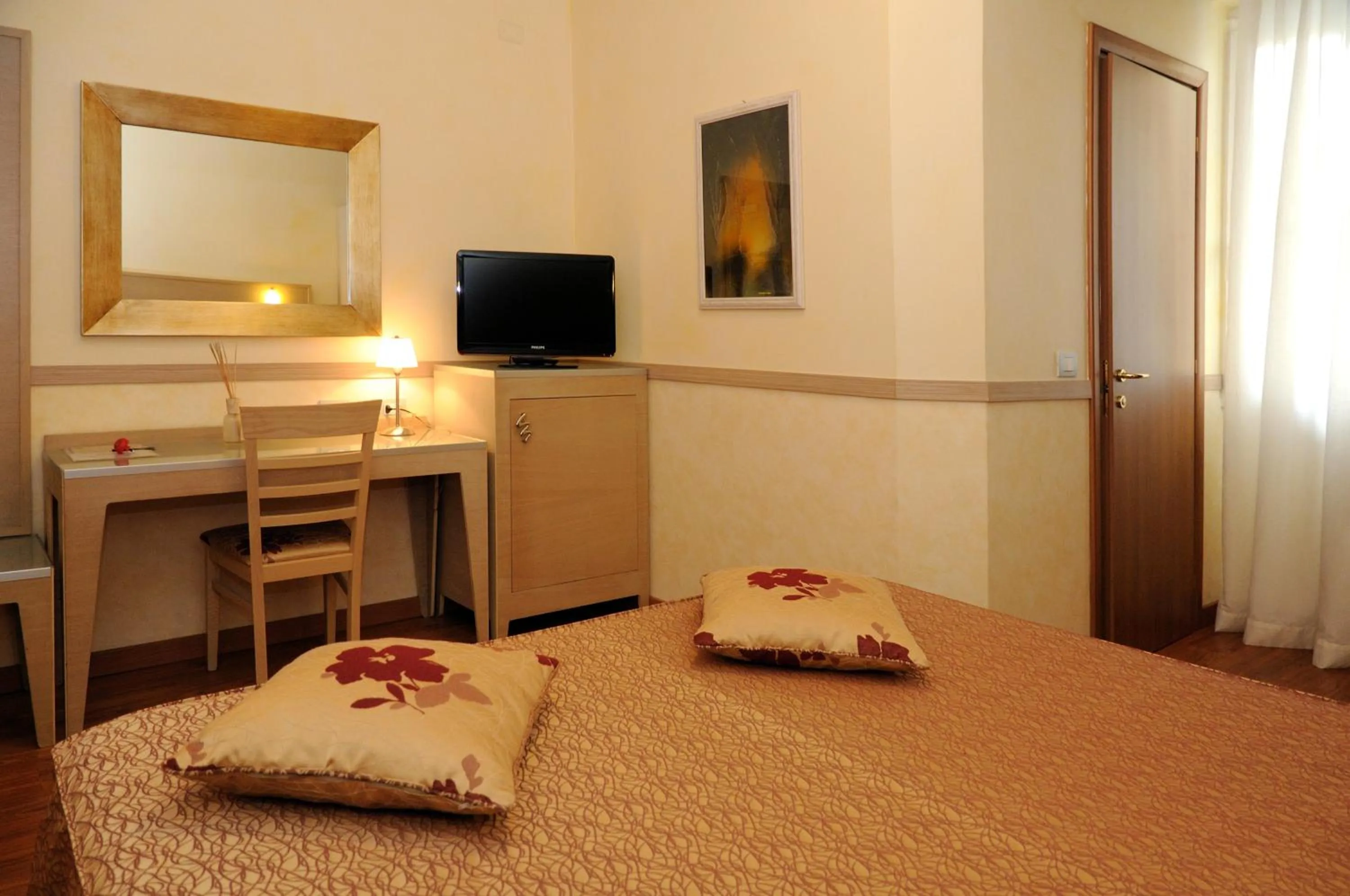 Bed in Hotel Corallo