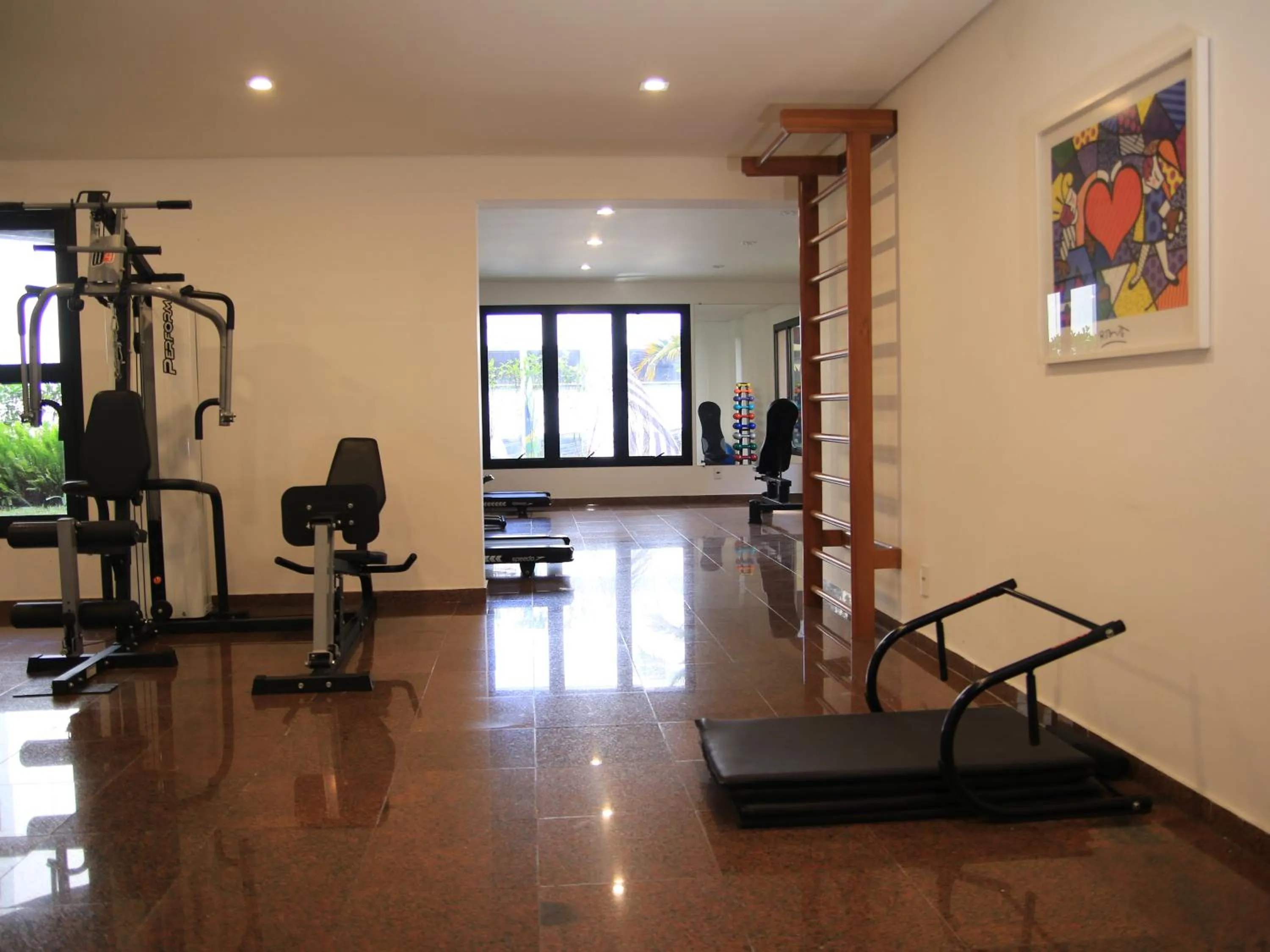 Fitness centre/facilities in The Park Hall Flat Service Higienópolis