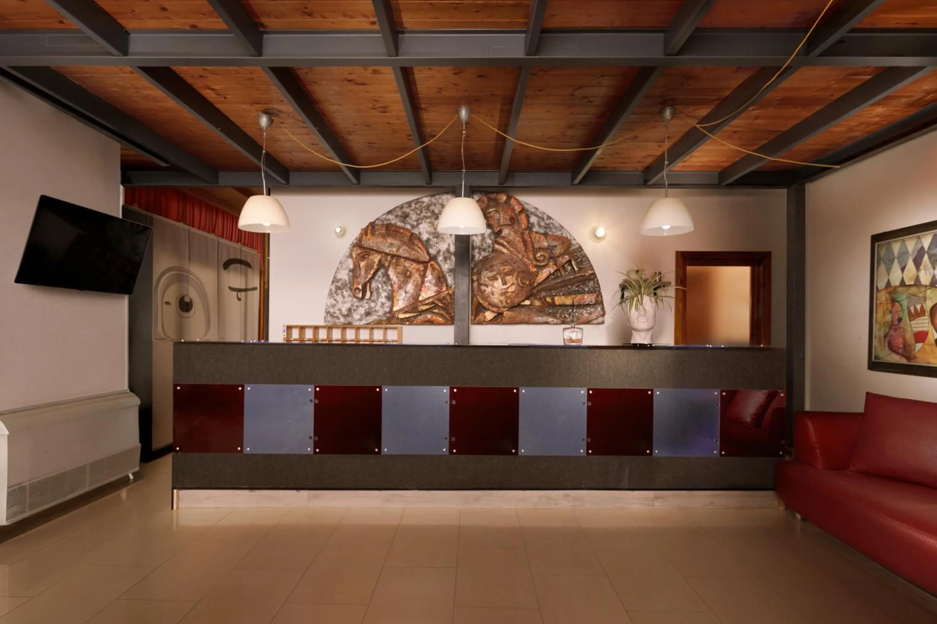 Lobby or reception in Hotel Centrale