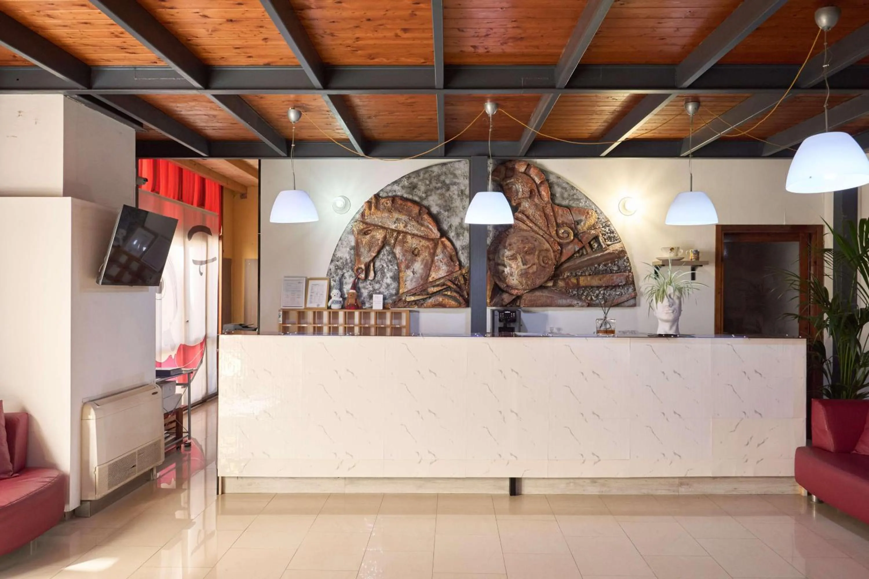 Lobby or reception in Hotel Centrale