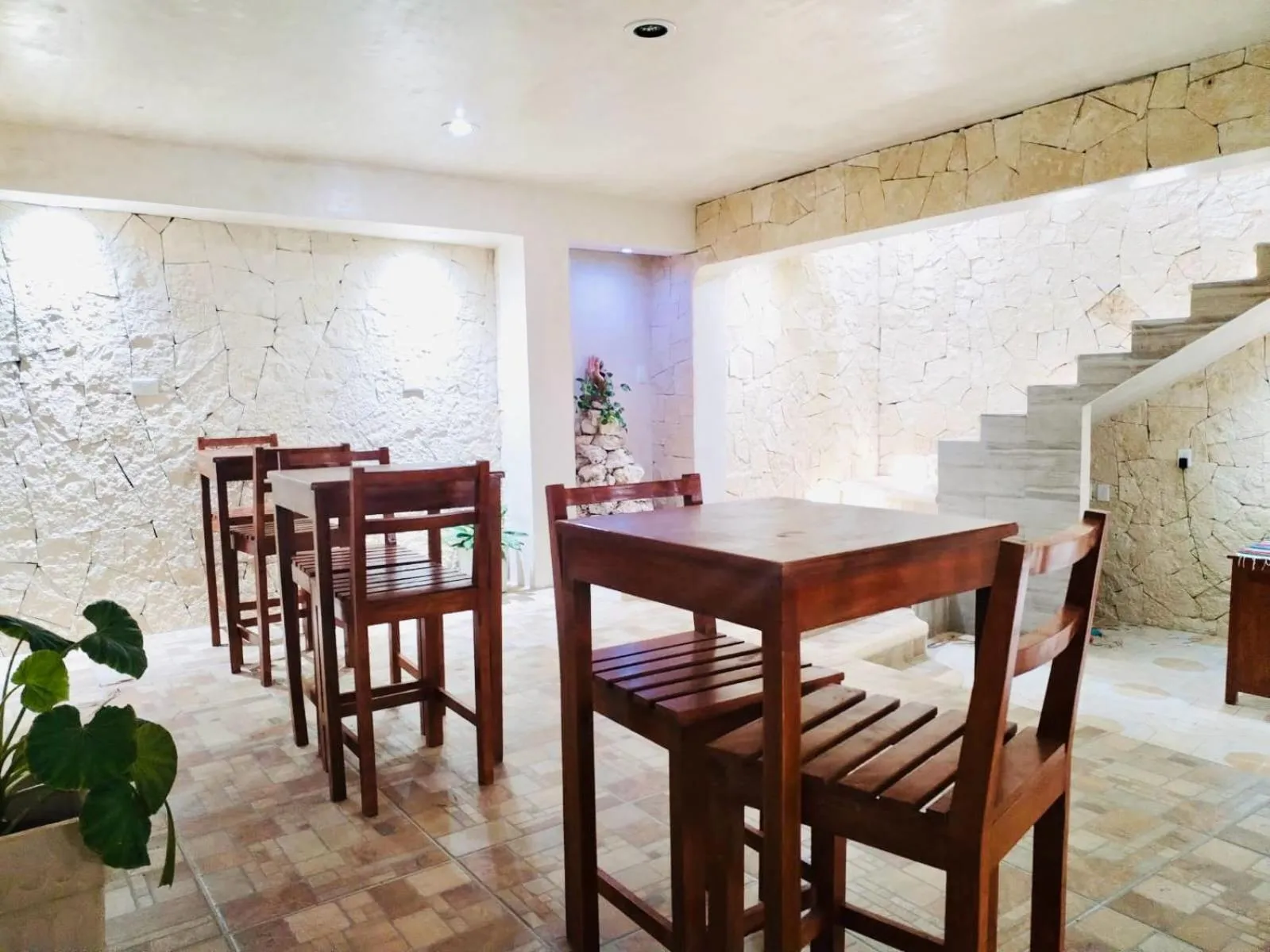 Dining area in Hotel Sacbe Coba