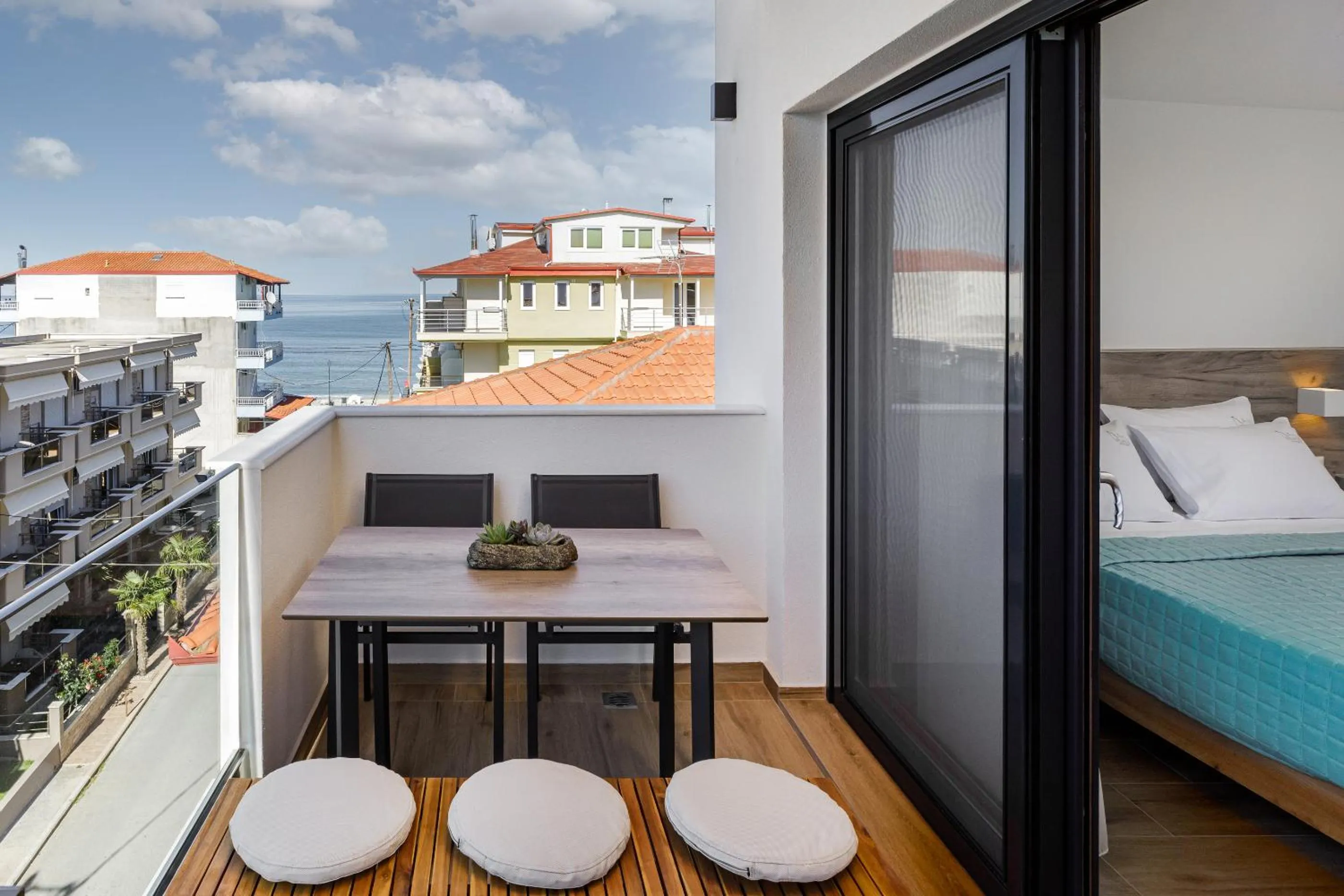 Balcony/Terrace, Bed in Anassa Suites