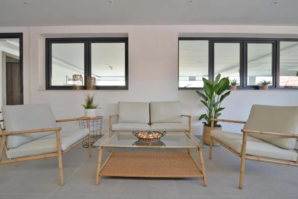 Seating area in Anassa Suites