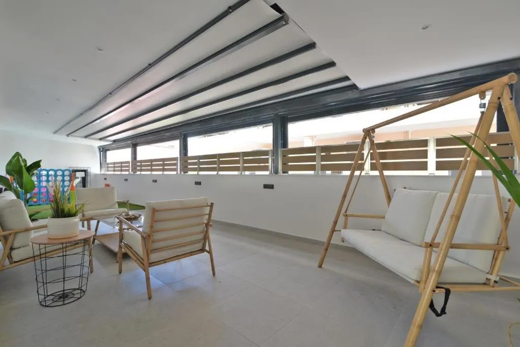 Seating area in Anassa Suites