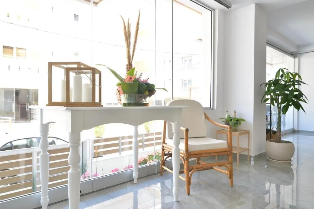 Seating area in Anassa Suites