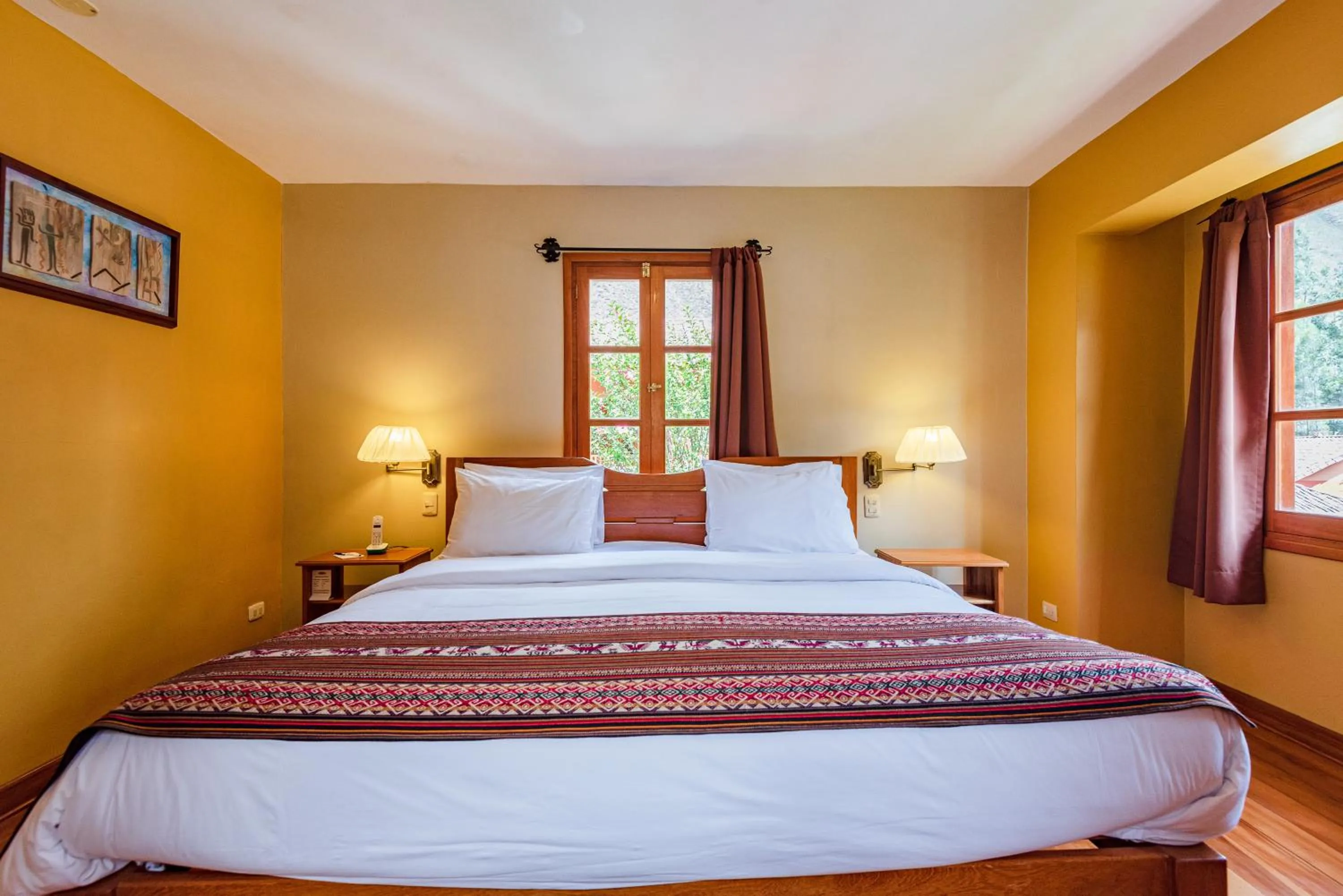 Bed in Hotel Pakaritampu