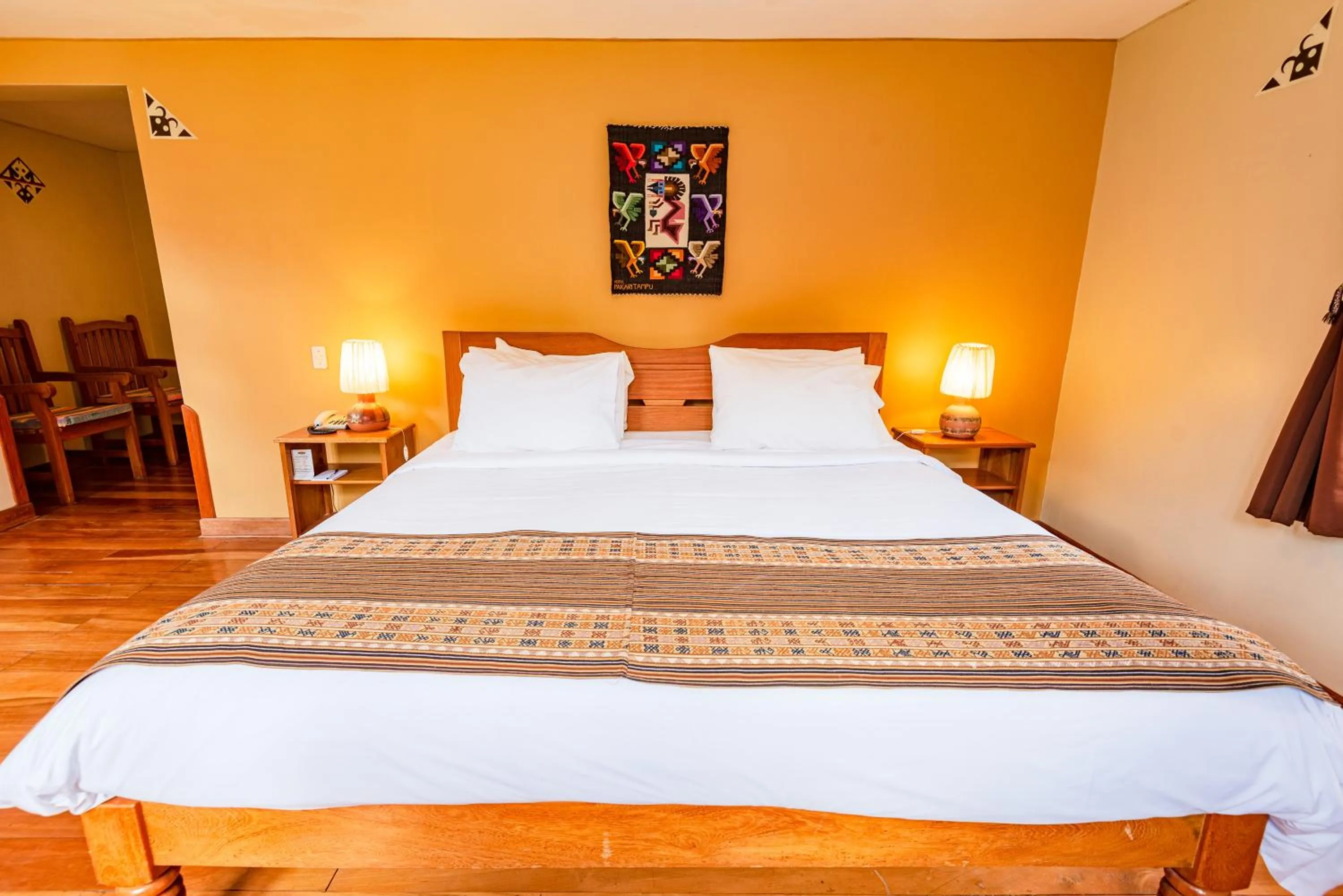 Bed in Hotel Pakaritampu