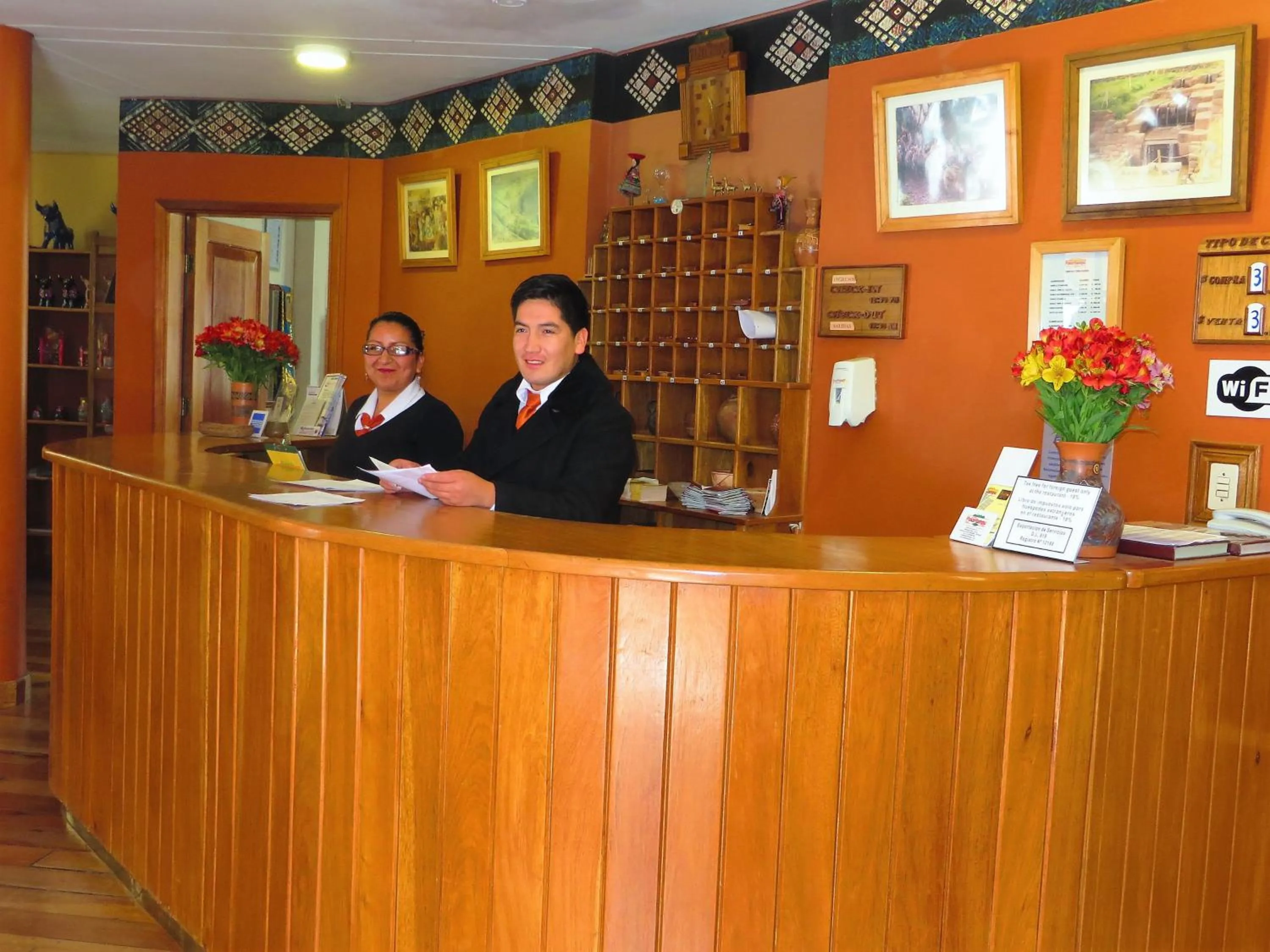 Staff in Hotel Pakaritampu