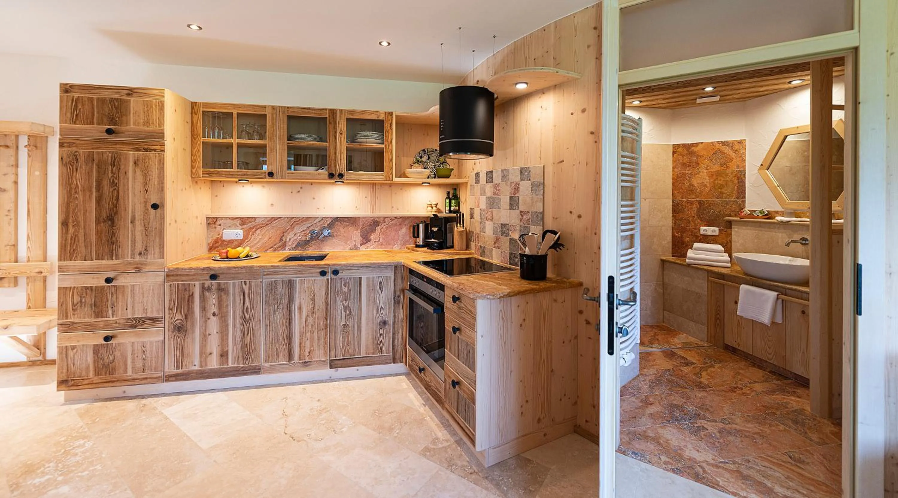 Kitchen or kitchenette in Ecologie Grundlsee