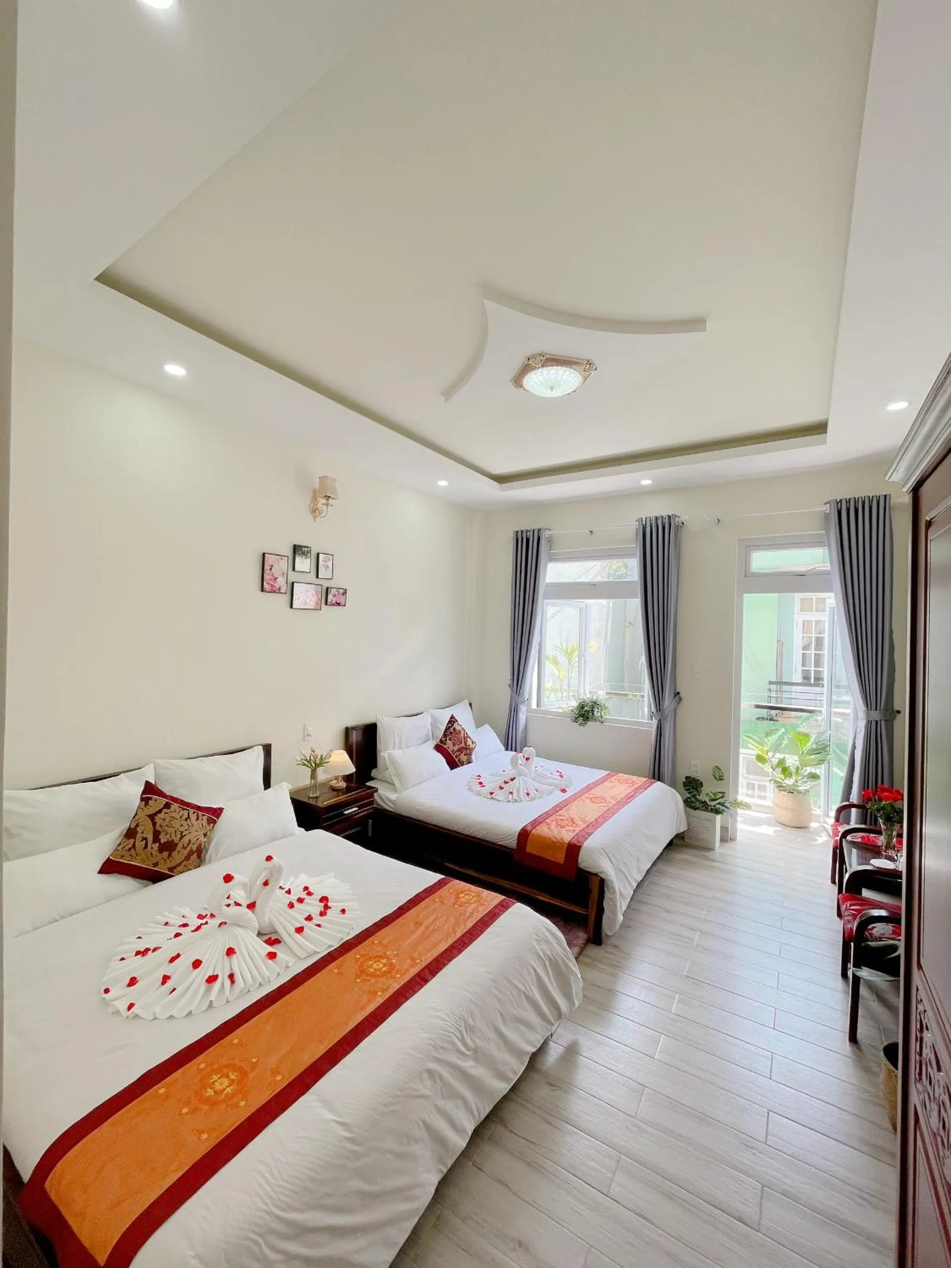 Photo of the whole room, Bed in Nhat Hoang Homestay Da Lat