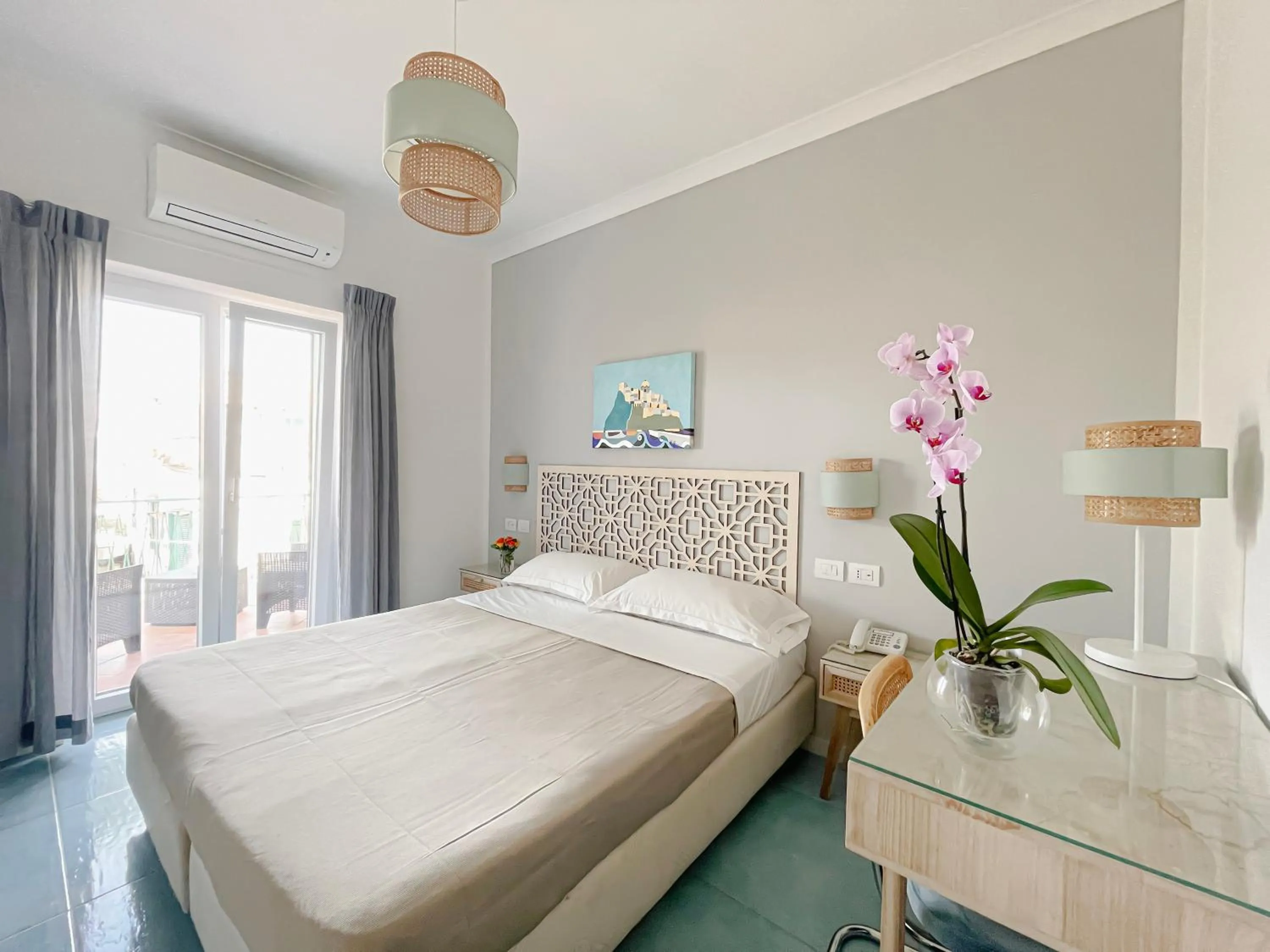 Bed in Hotel Lord Byron