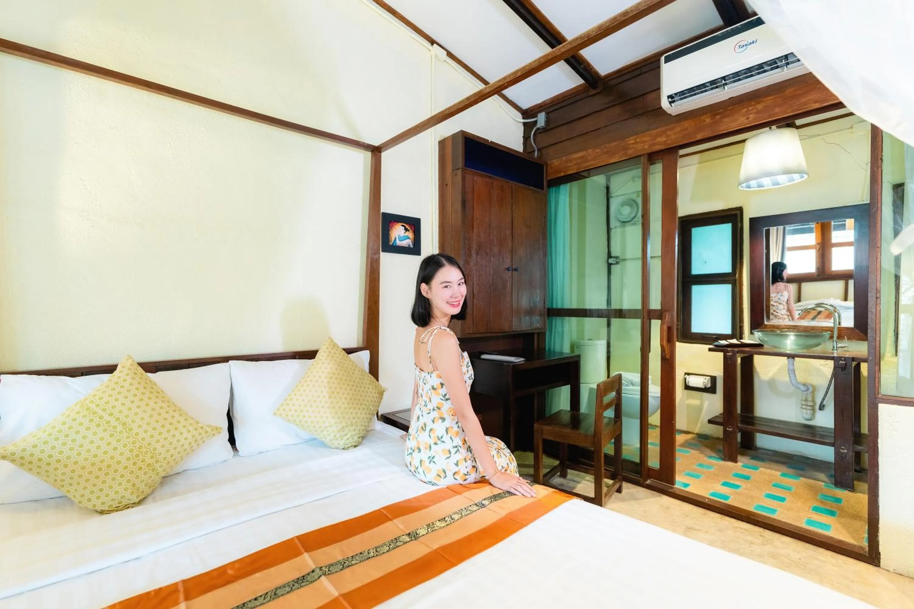 Bed in Rompo Boutique Hotel