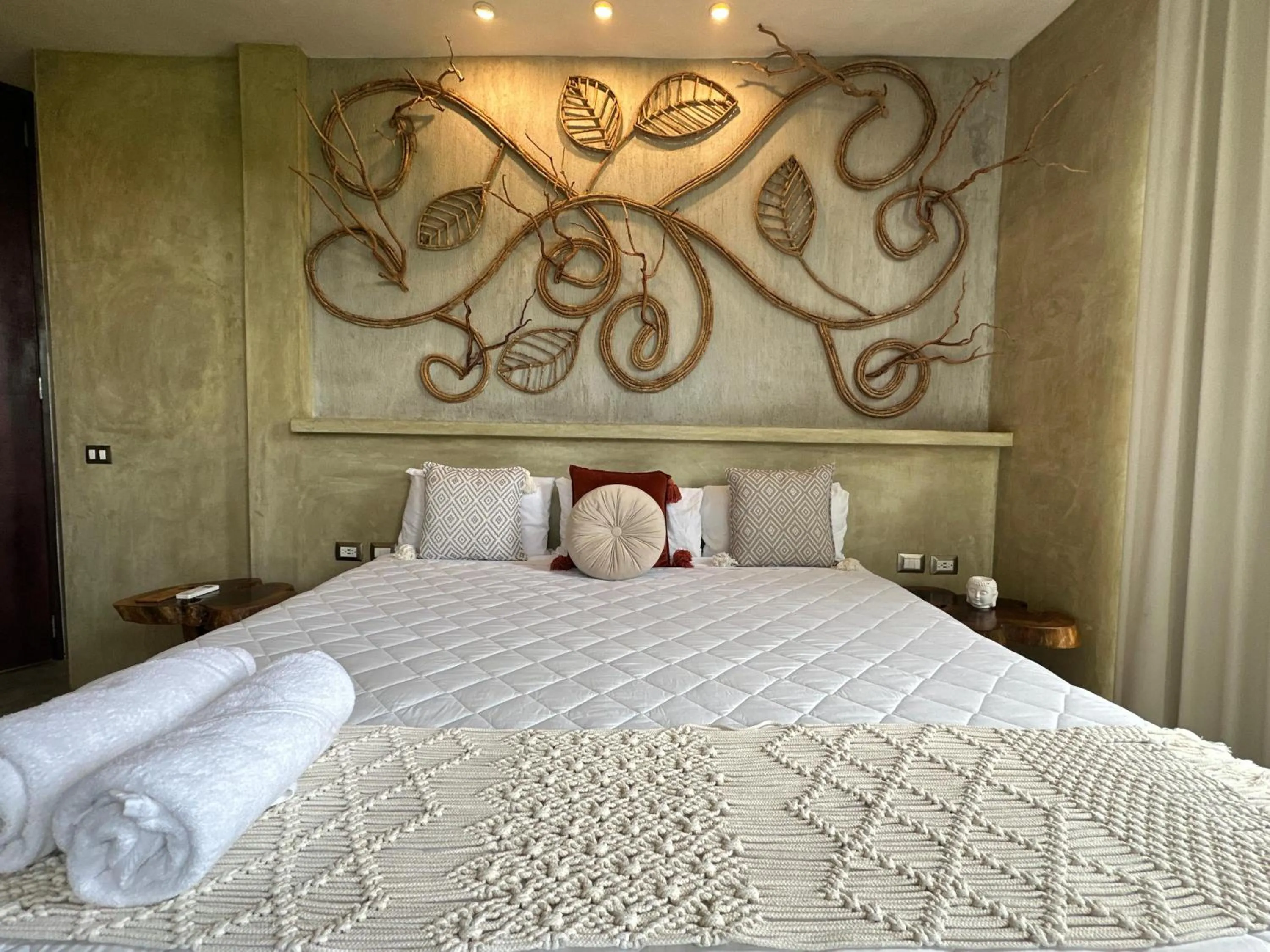 Bed in Xkeban Tulum Adults Only