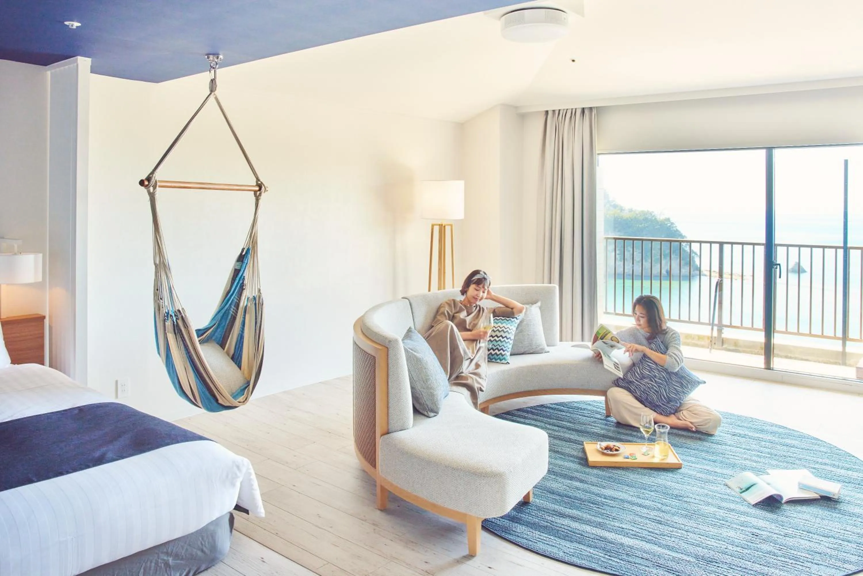 Photo of the whole room, Bed in il azzurri