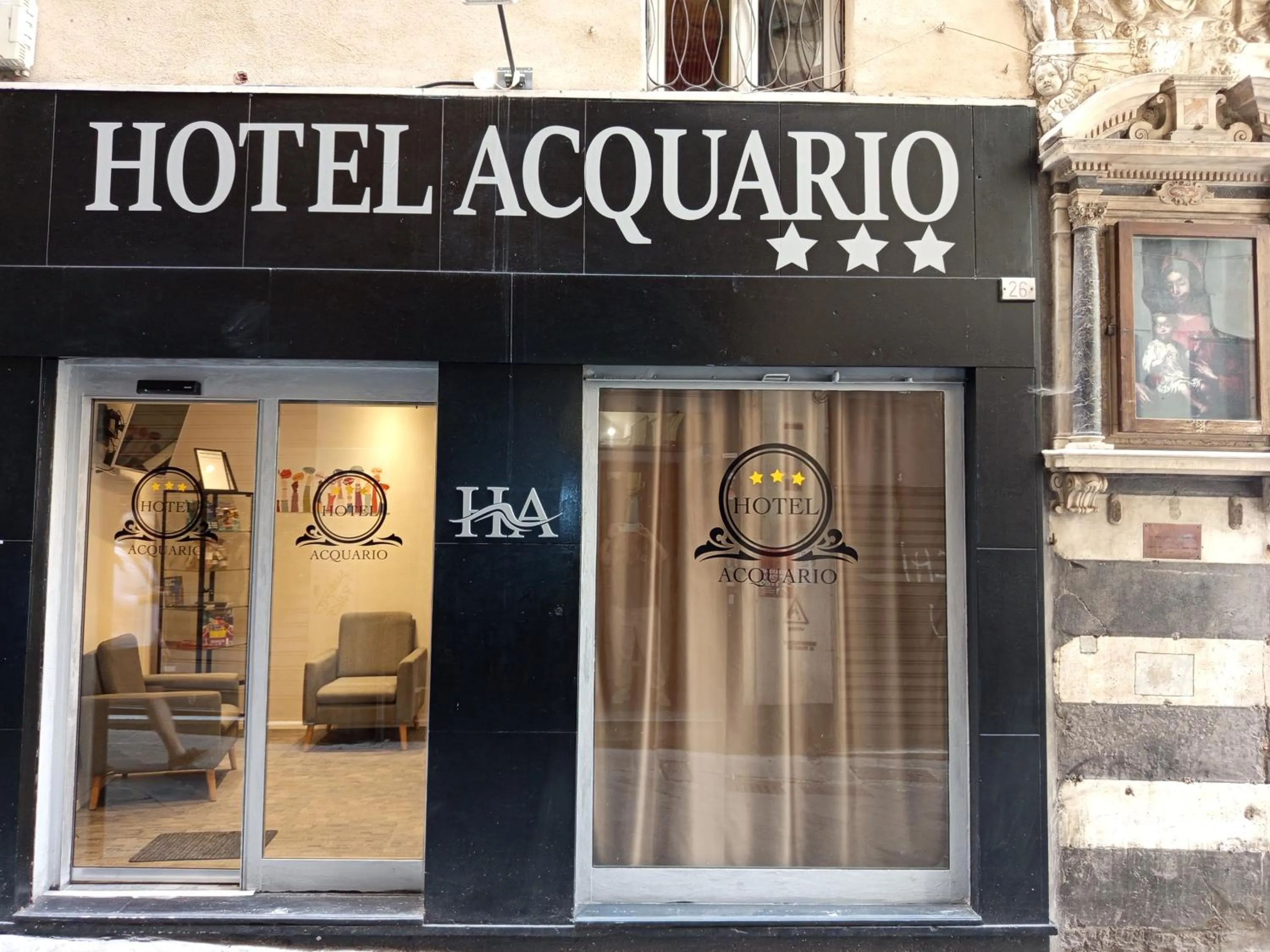 Facade/entrance in Hotel Acquario