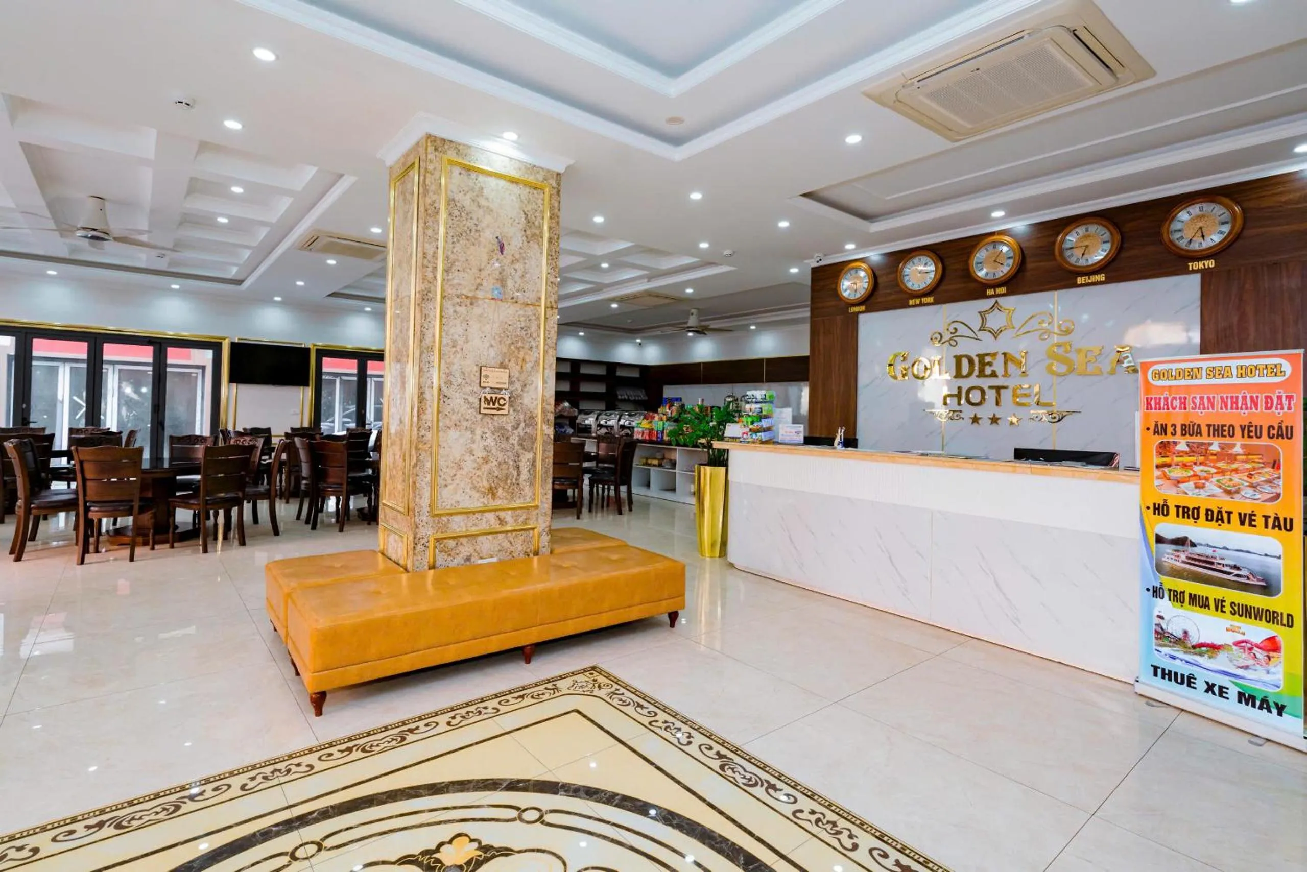 Property logo or sign in Golden Sea Hotel