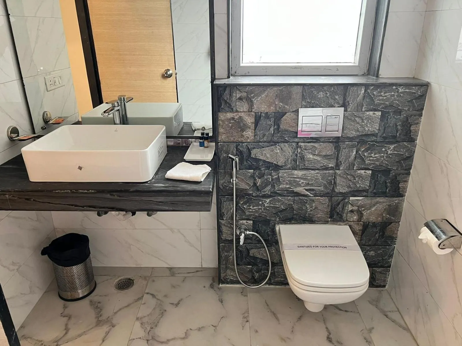 Toilet in Chirping Hills Resort,Bhimtal