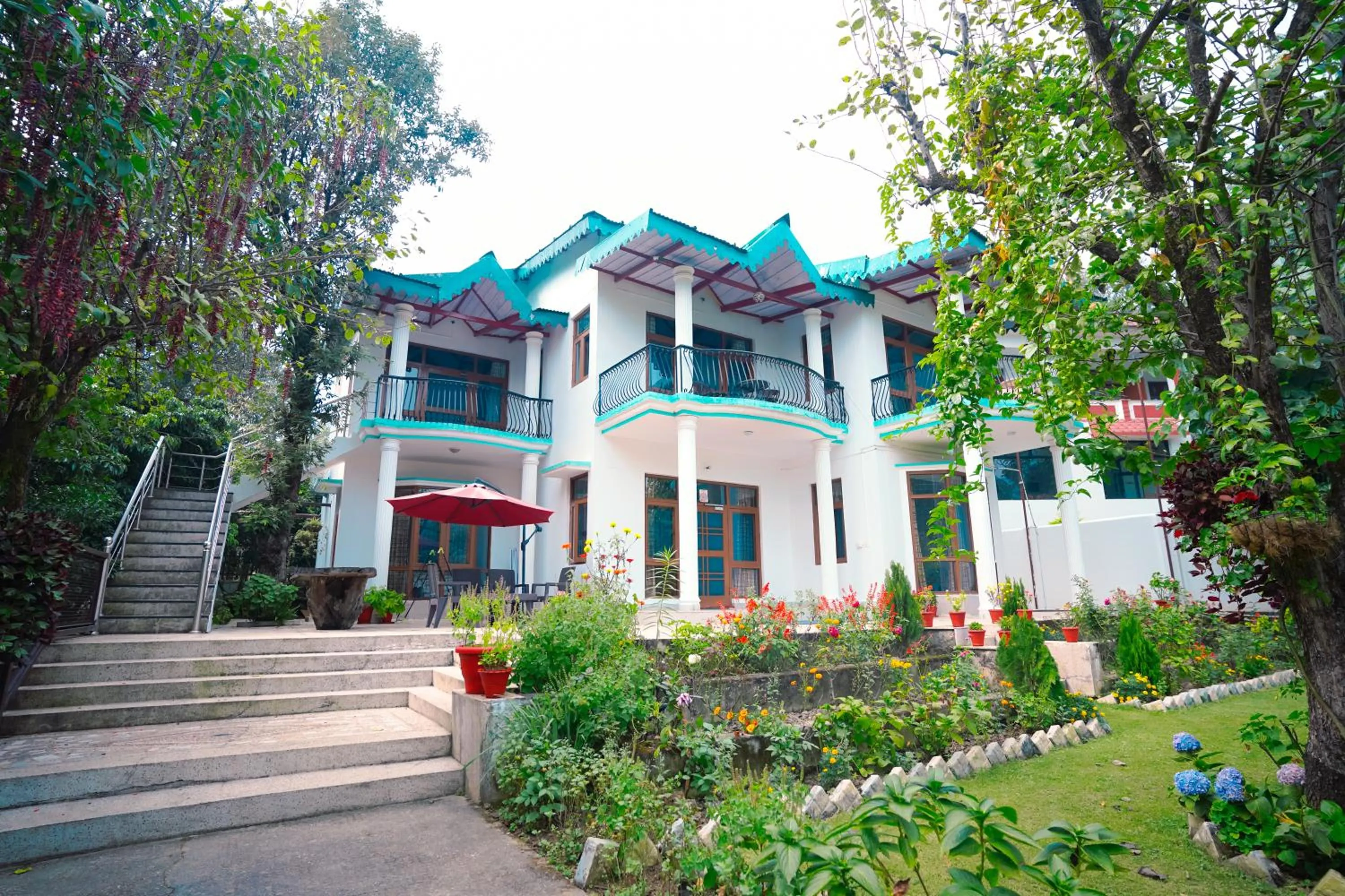 Garden in Chirping Hills Resort,Bhimtal