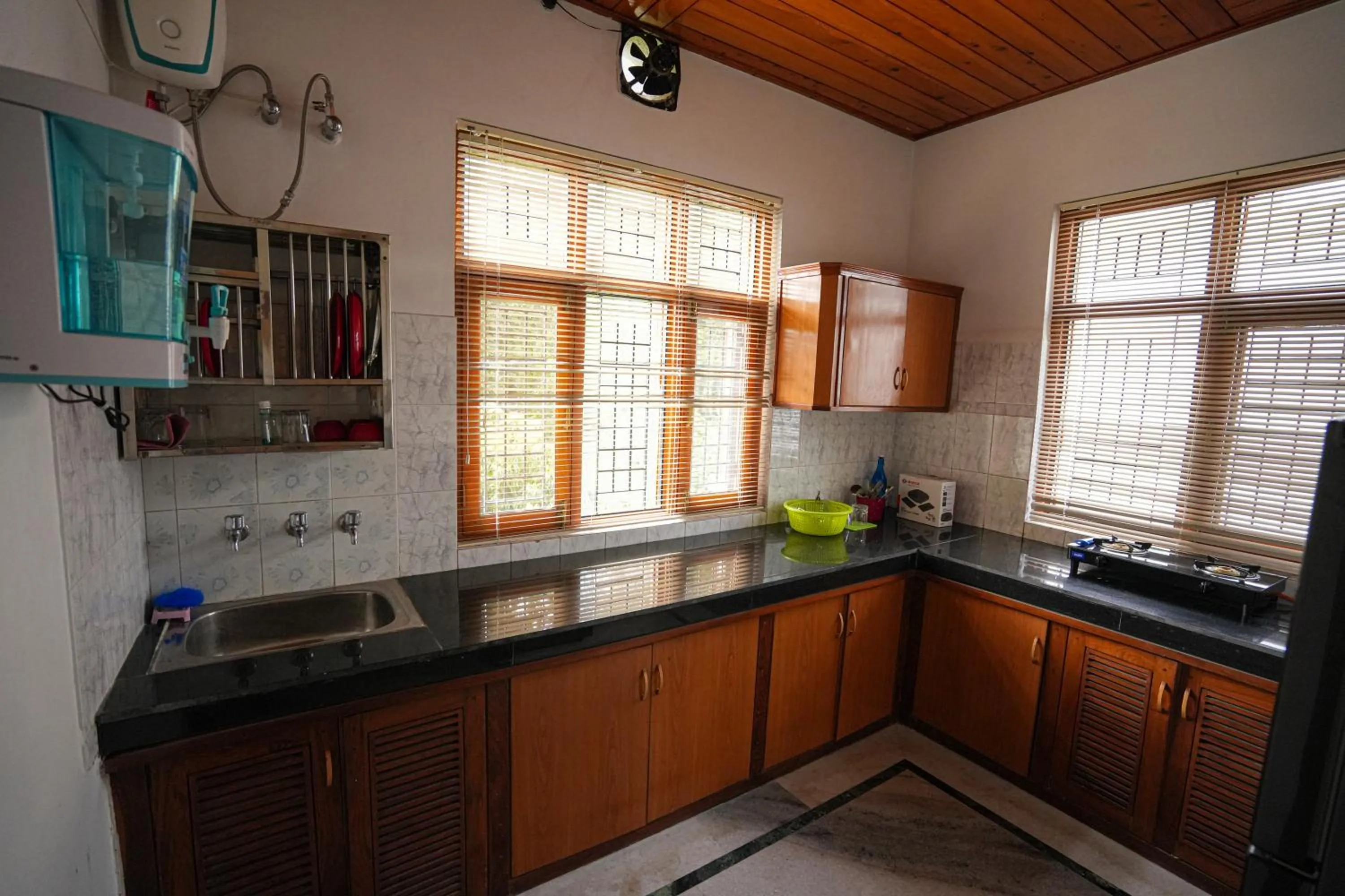 Kitchen or kitchenette in Chirping Hills Resort,Bhimtal