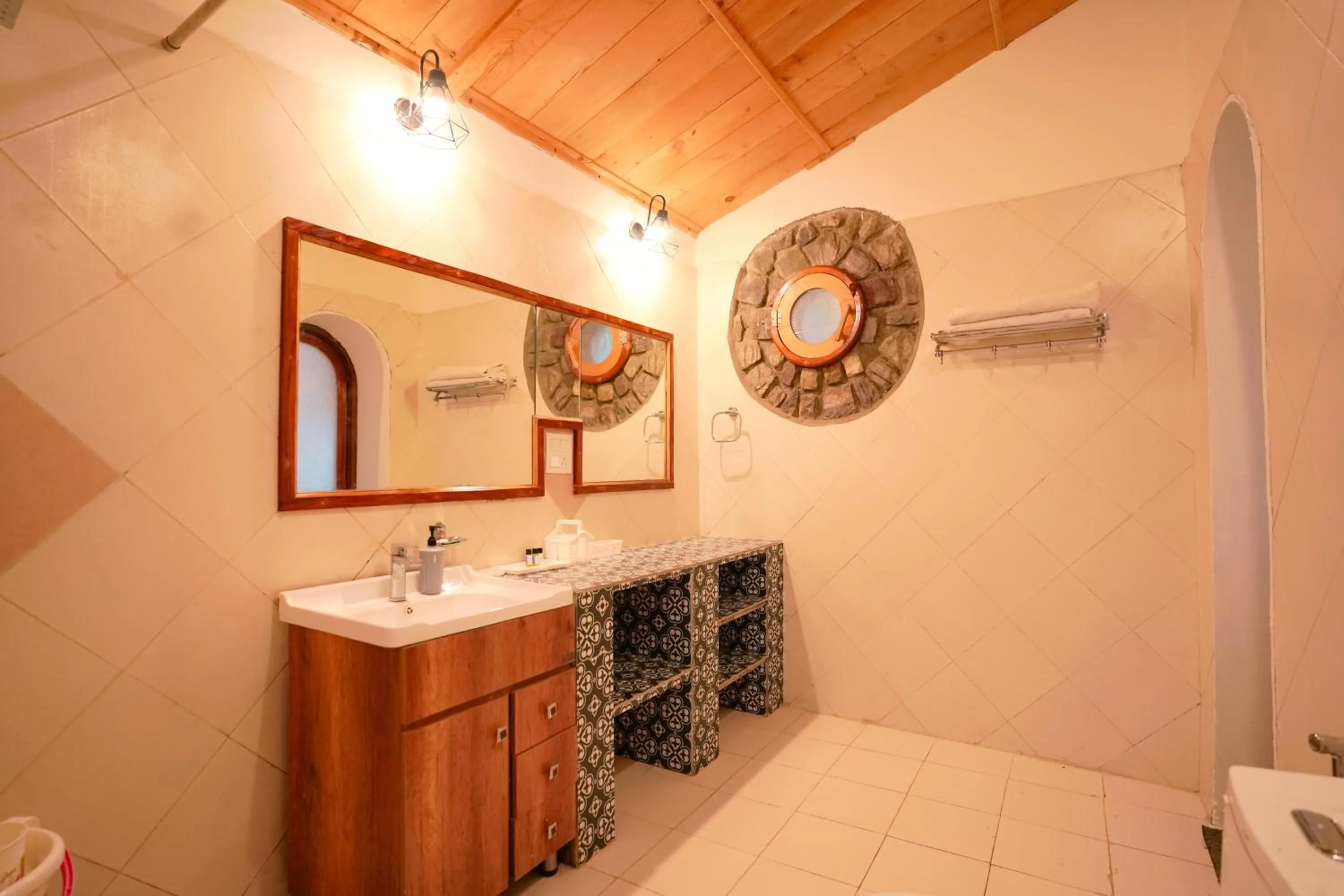 Toilet in Chirping Hills Resort,Bhimtal