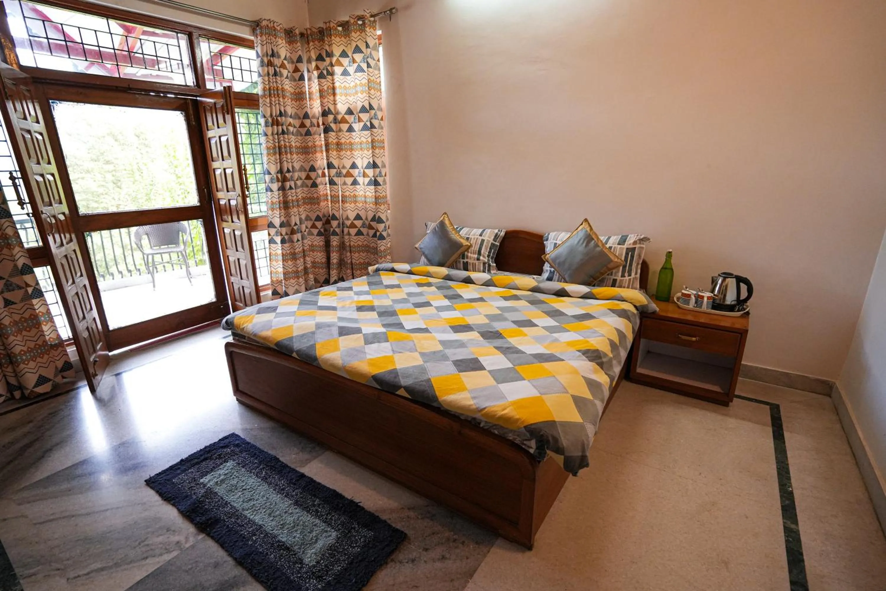 Photo of the whole room, Bed in Chirping Hills Resort,Bhimtal