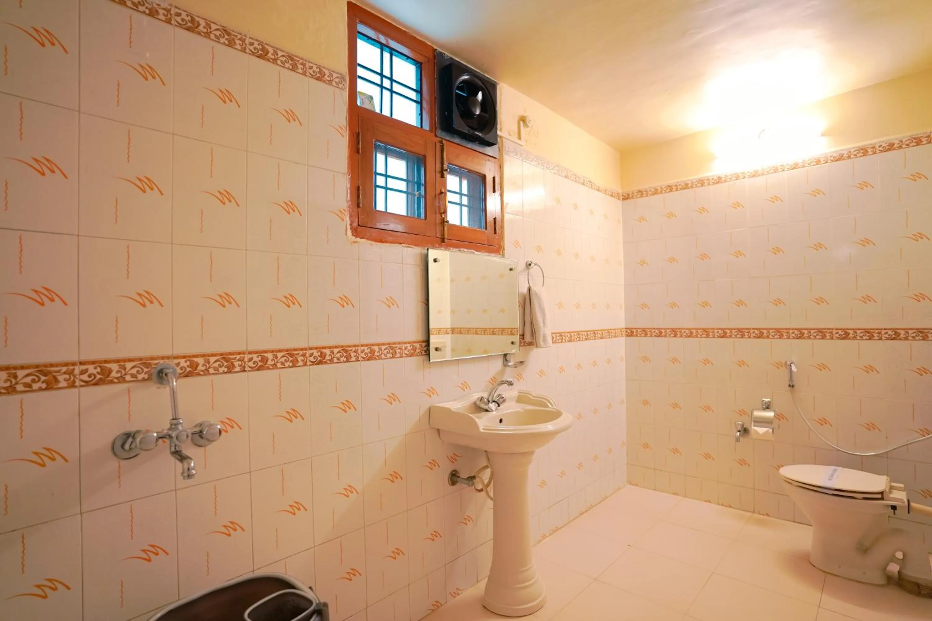 Toilet in Chirping Hills Resort,Bhimtal