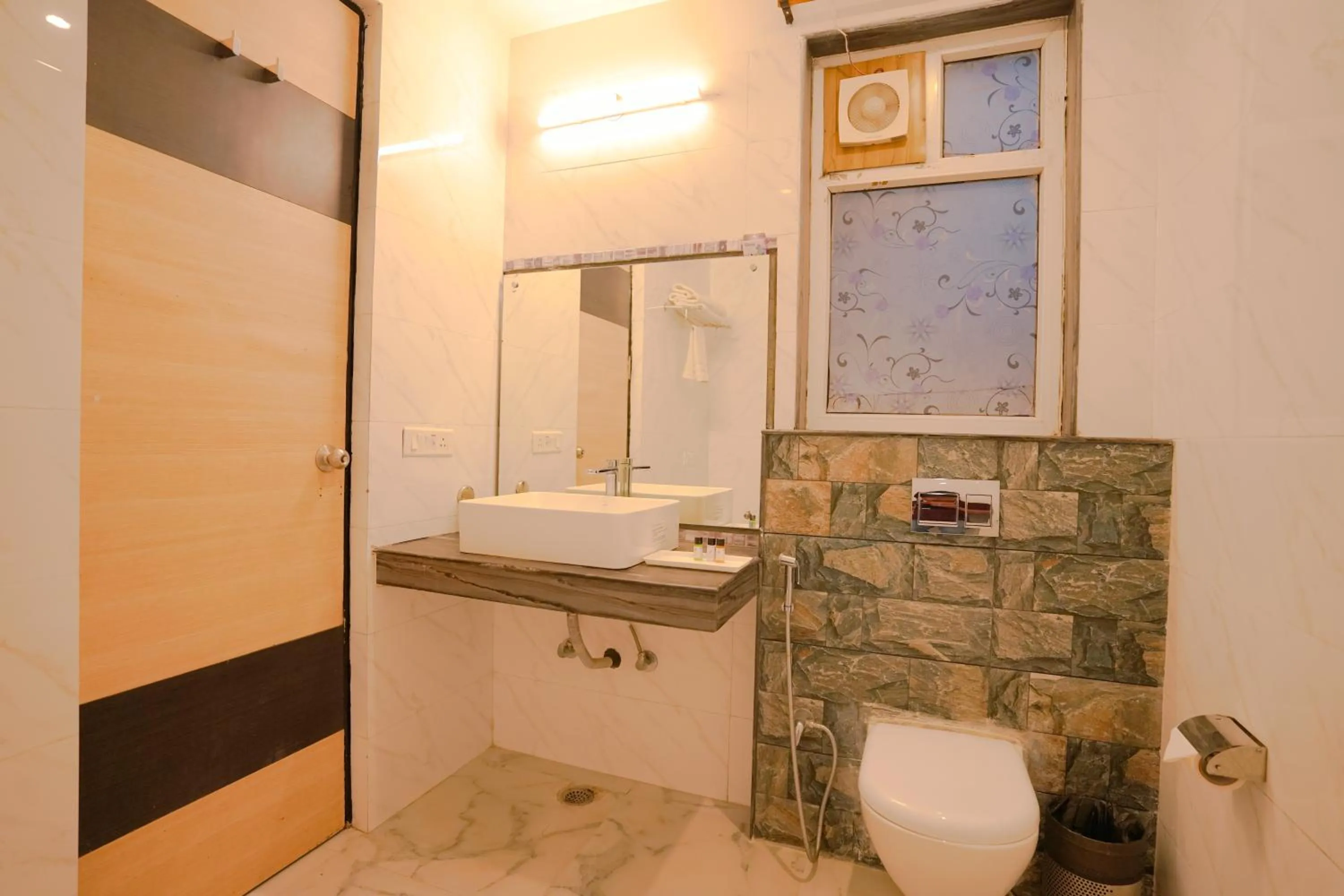 Bathroom in Chirping Hills Resort,Bhimtal