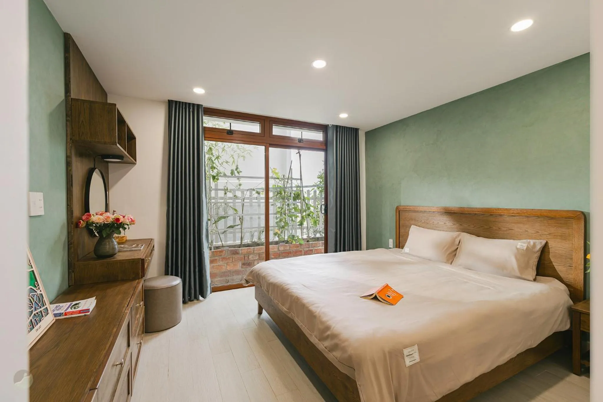 Bedroom, Bed in Miền Sương Khói - Home & Café