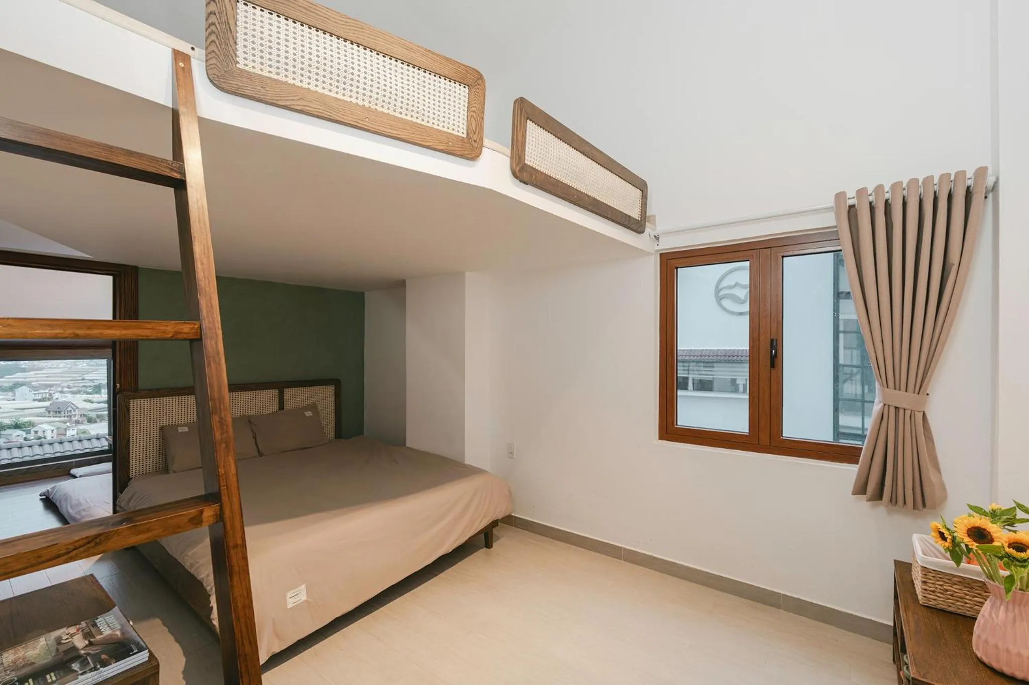 Bedroom, Bed in Miền Sương Khói - Home & Café