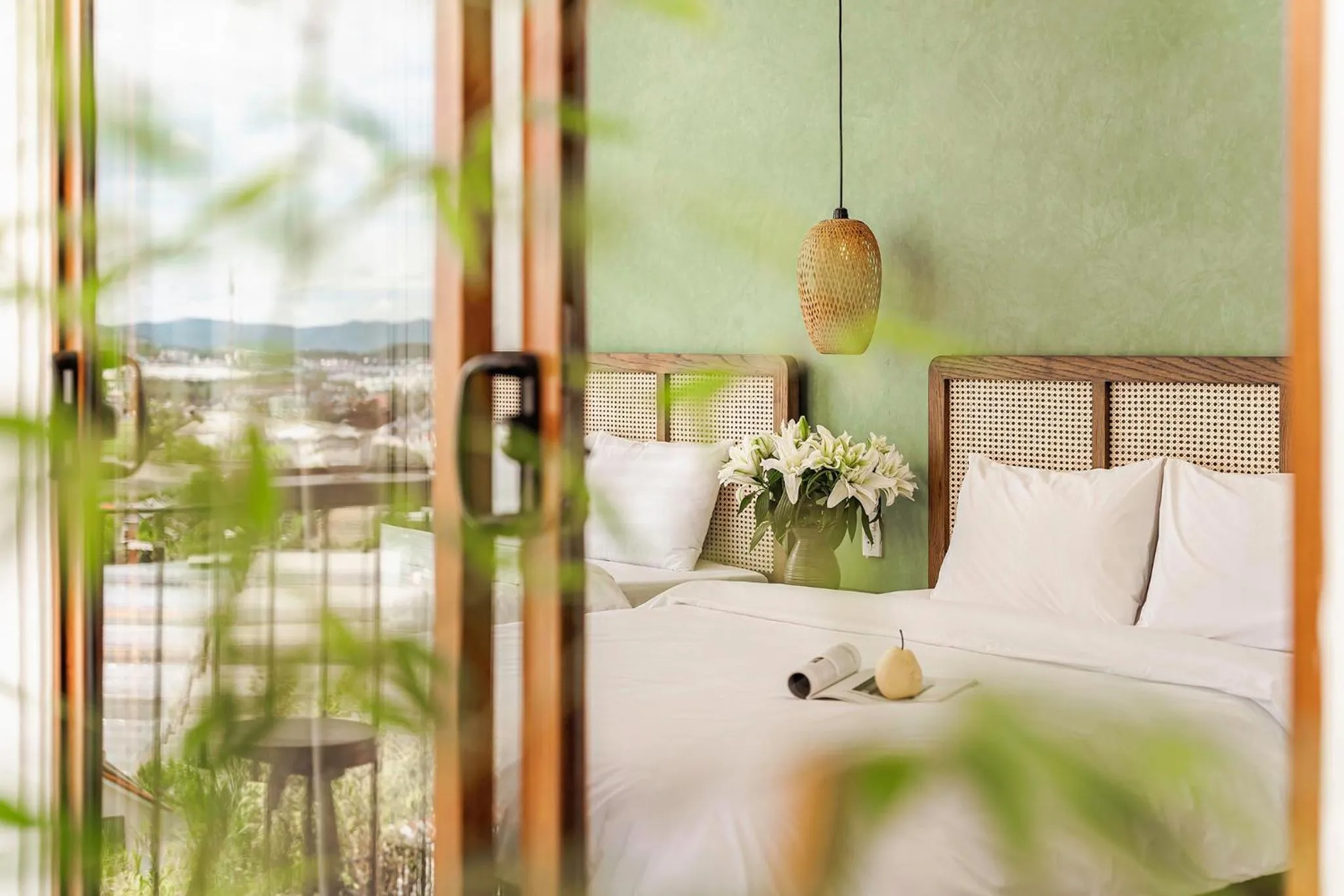 Bed in Miền Sương Khói - Home & Café