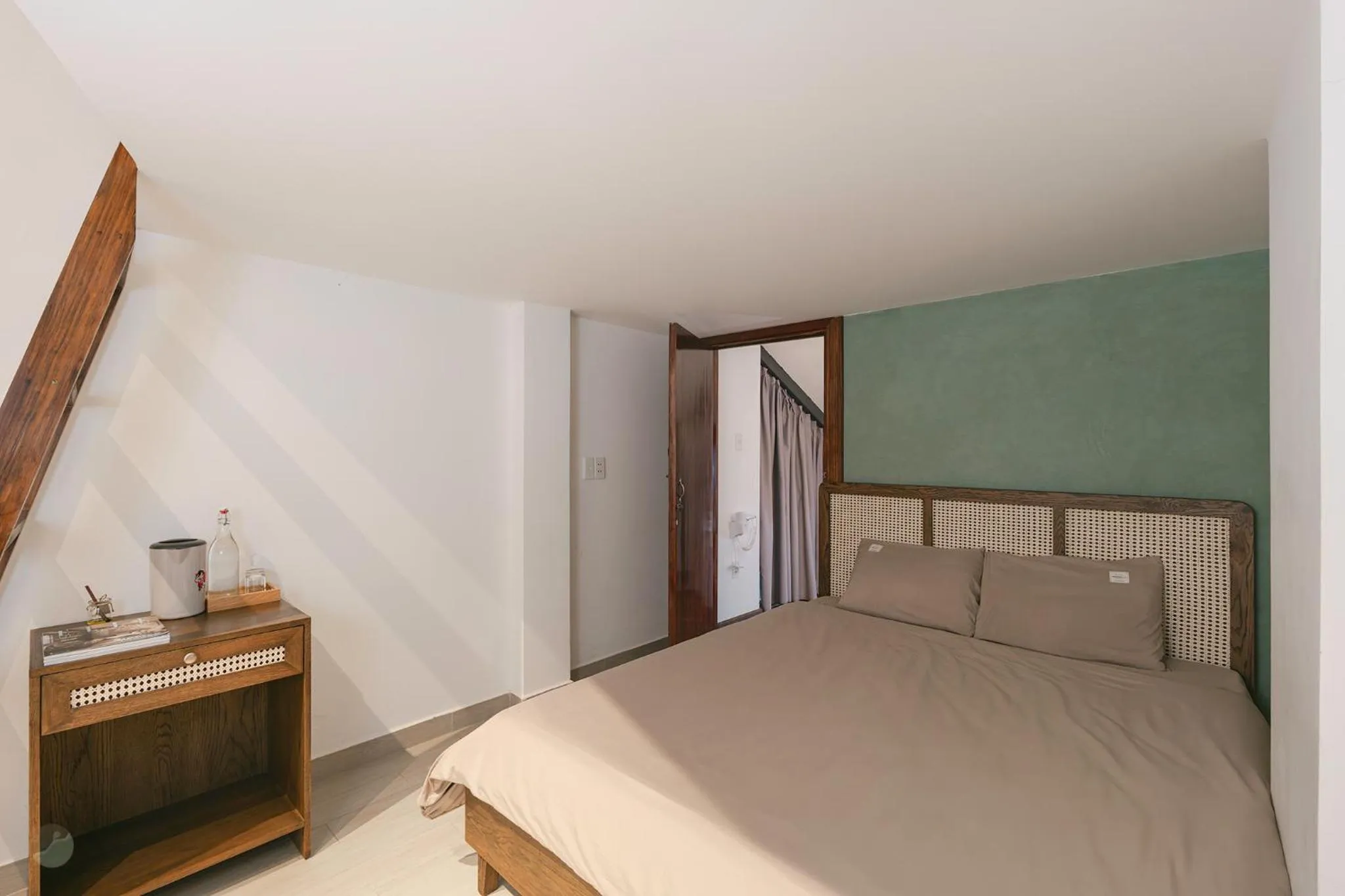 Bedroom, Bed in Miền Sương Khói - Home & Café