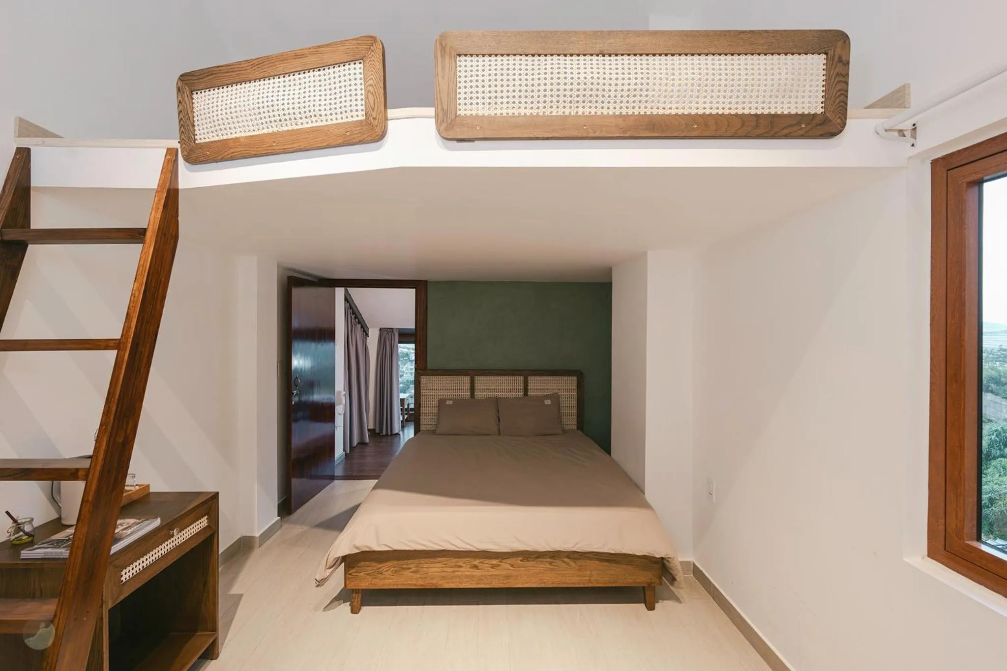 Bedroom, Bed in Miền Sương Khói - Home & Café