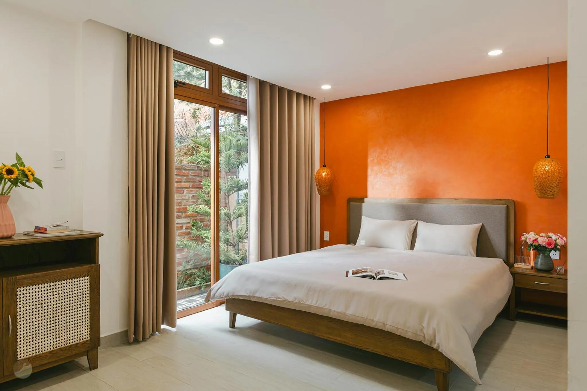 Bedroom, Bed in Miền Sương Khói - Home & Café