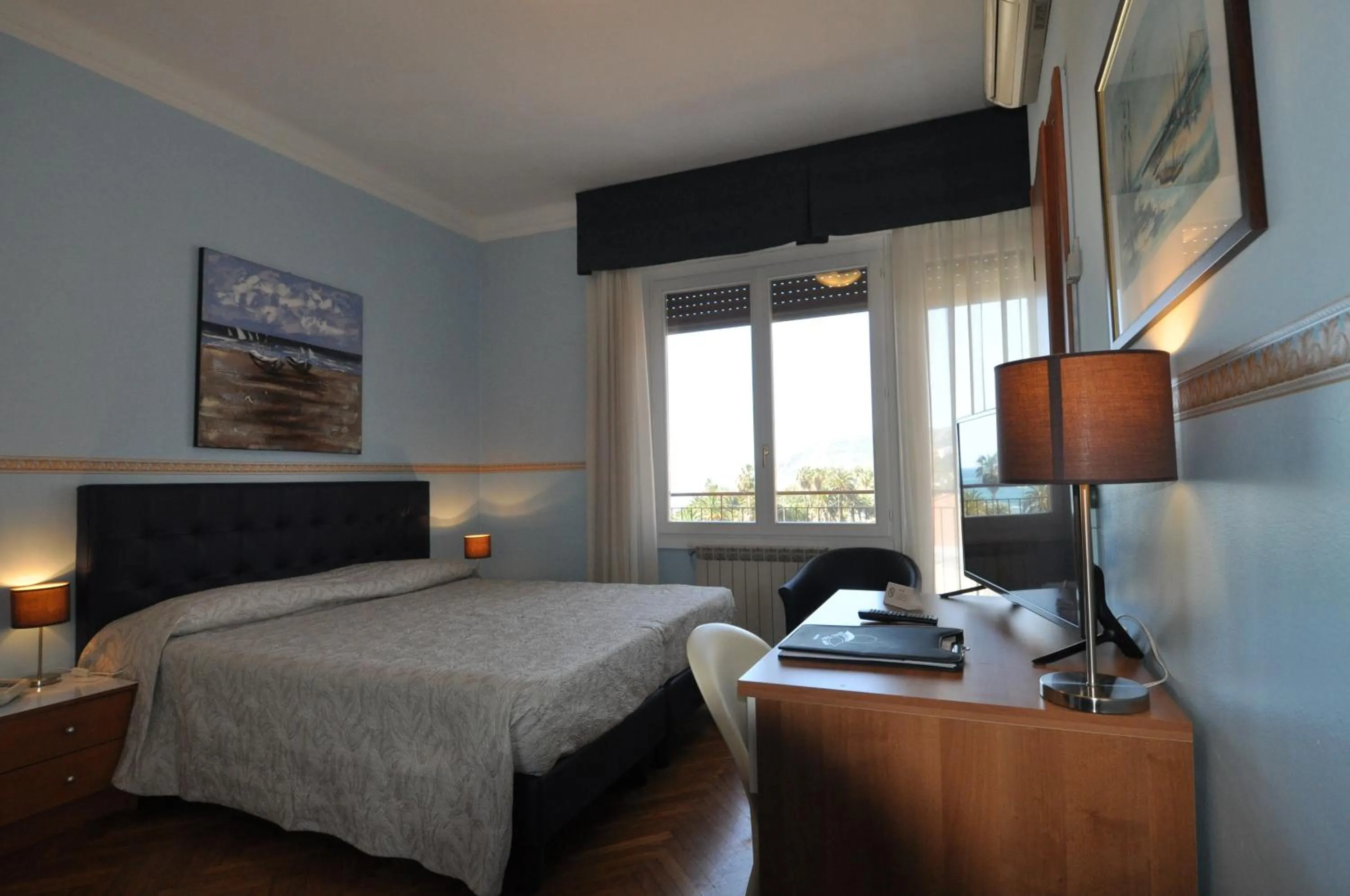 Bedroom, Bed in Hotel Sole Mare