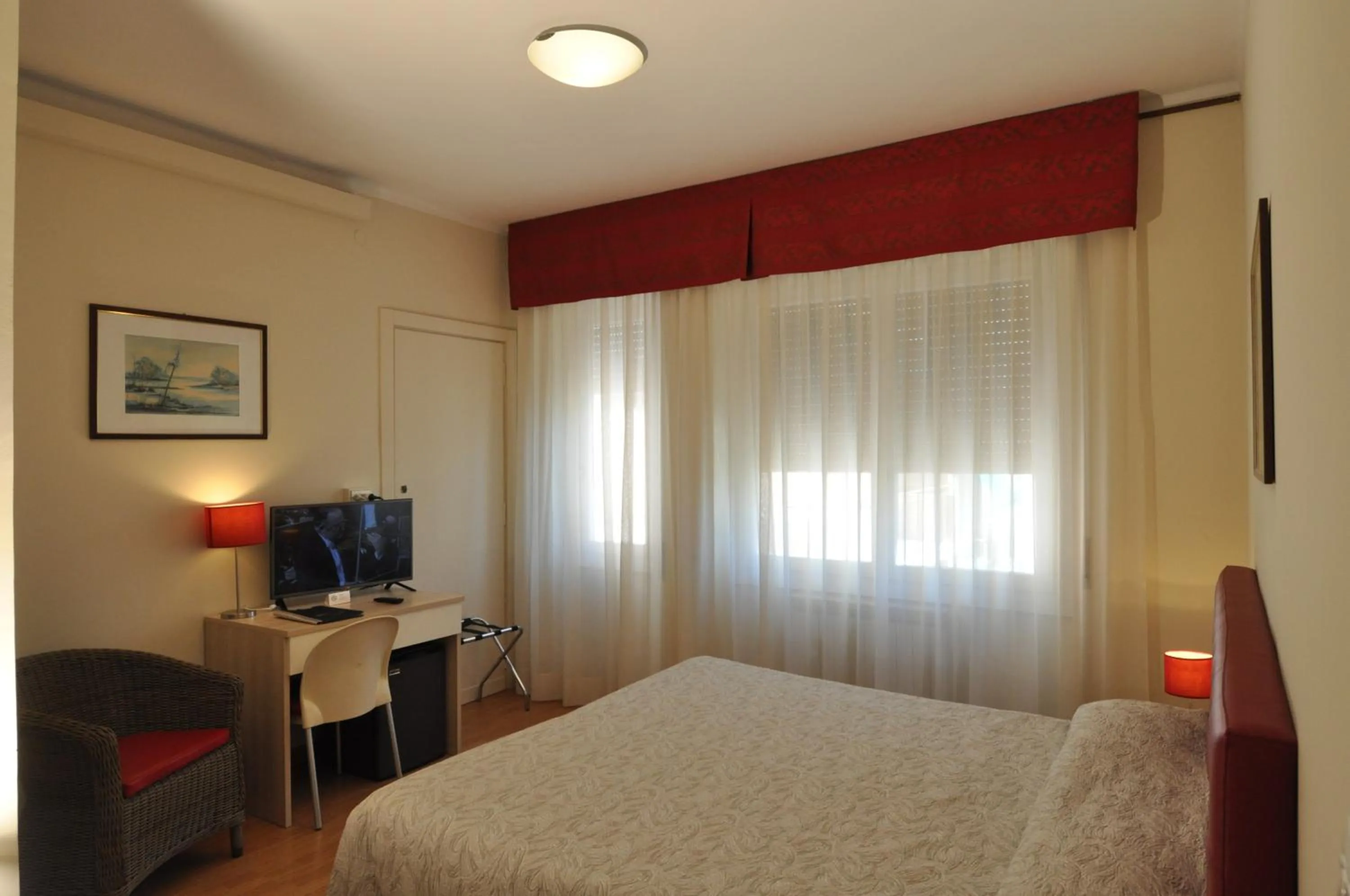 Bedroom, Bed in Hotel Sole Mare