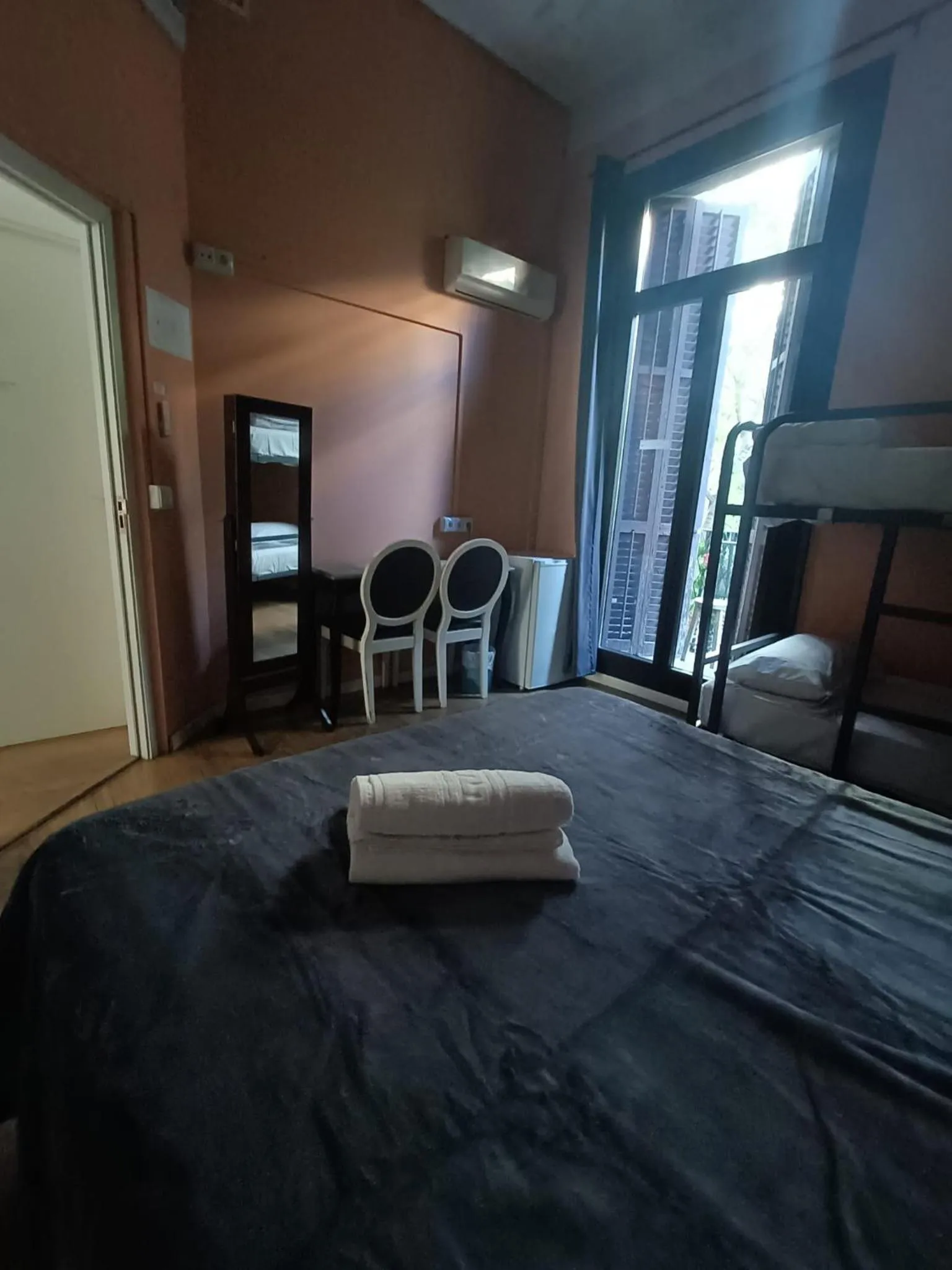 Bed in Hostal Sant Antoni