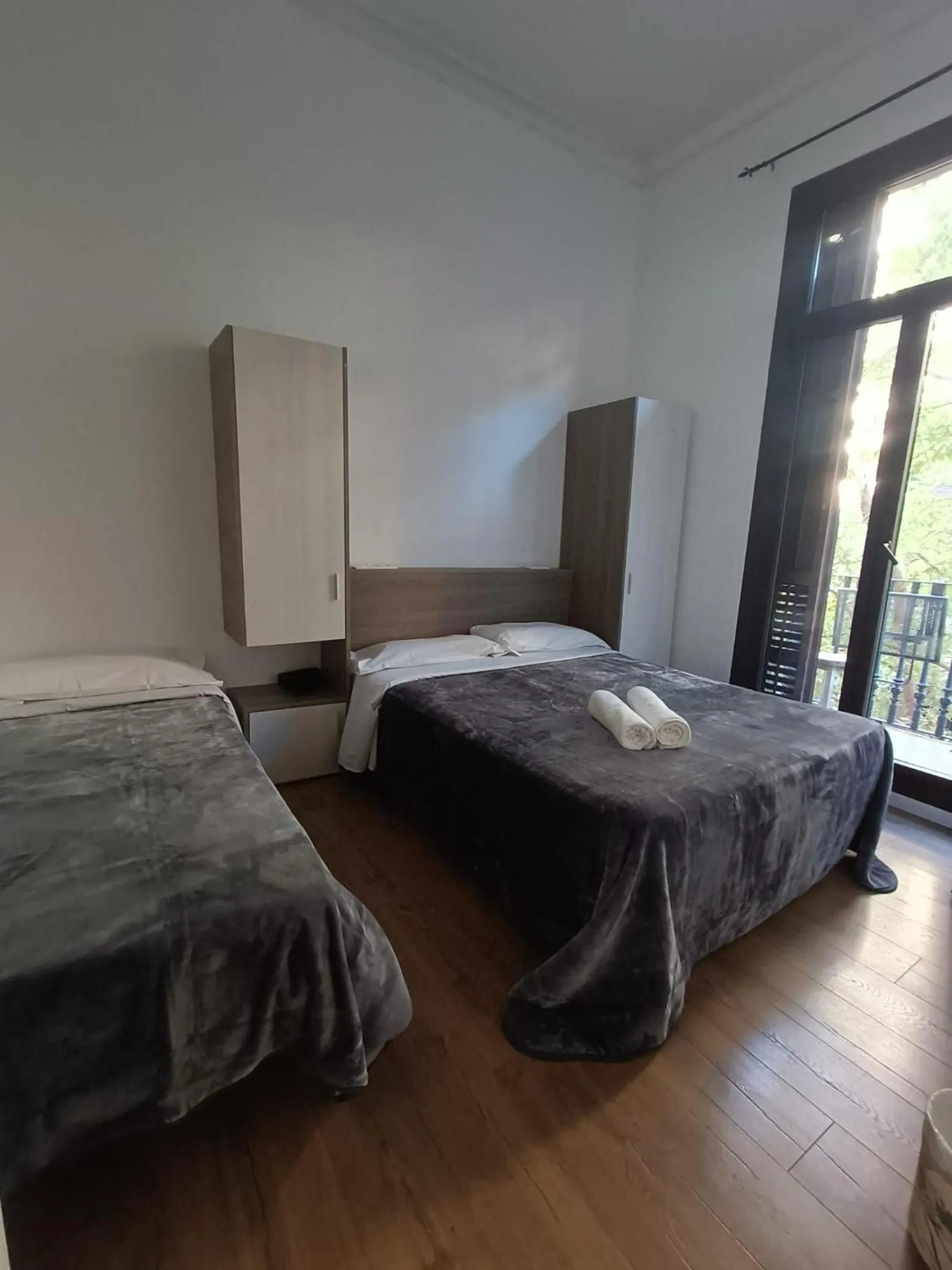 Bed in Hostal Sant Antoni